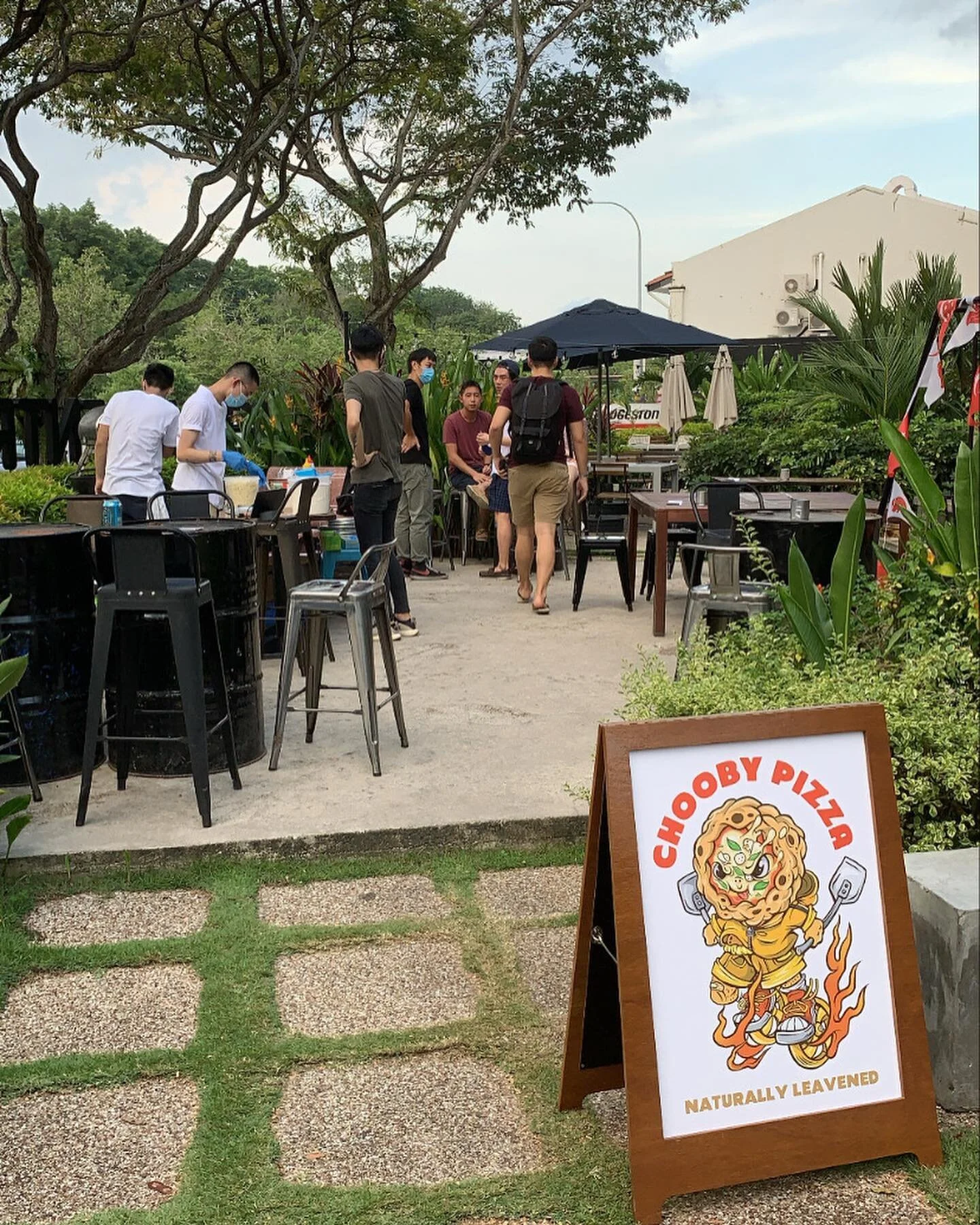 First outdoor experience yesterday and the weather almost killed us 🥵 Thank you @orhgaotaproom for having us!