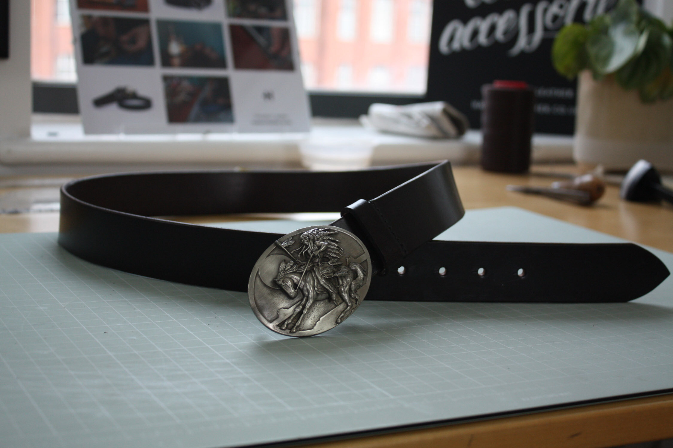 leather belt straps