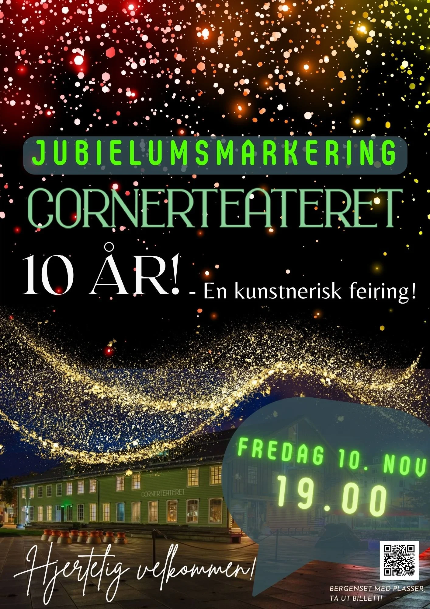 CORNERTEATERET 10 ÅR!