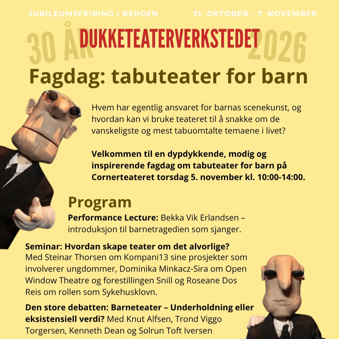 Fagdag: Tabuteater for barn
