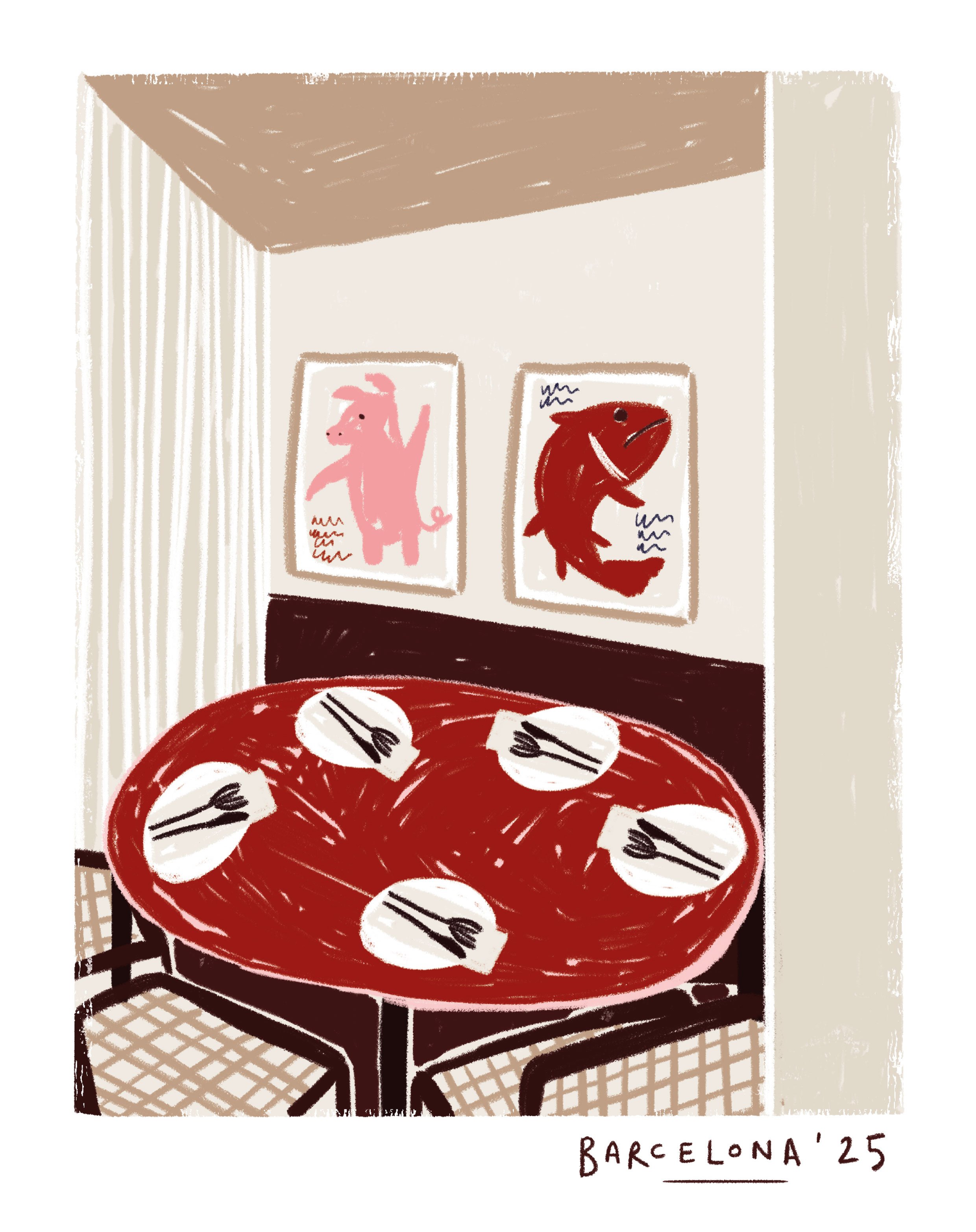  Studio Illustration from Rabbits Bar 