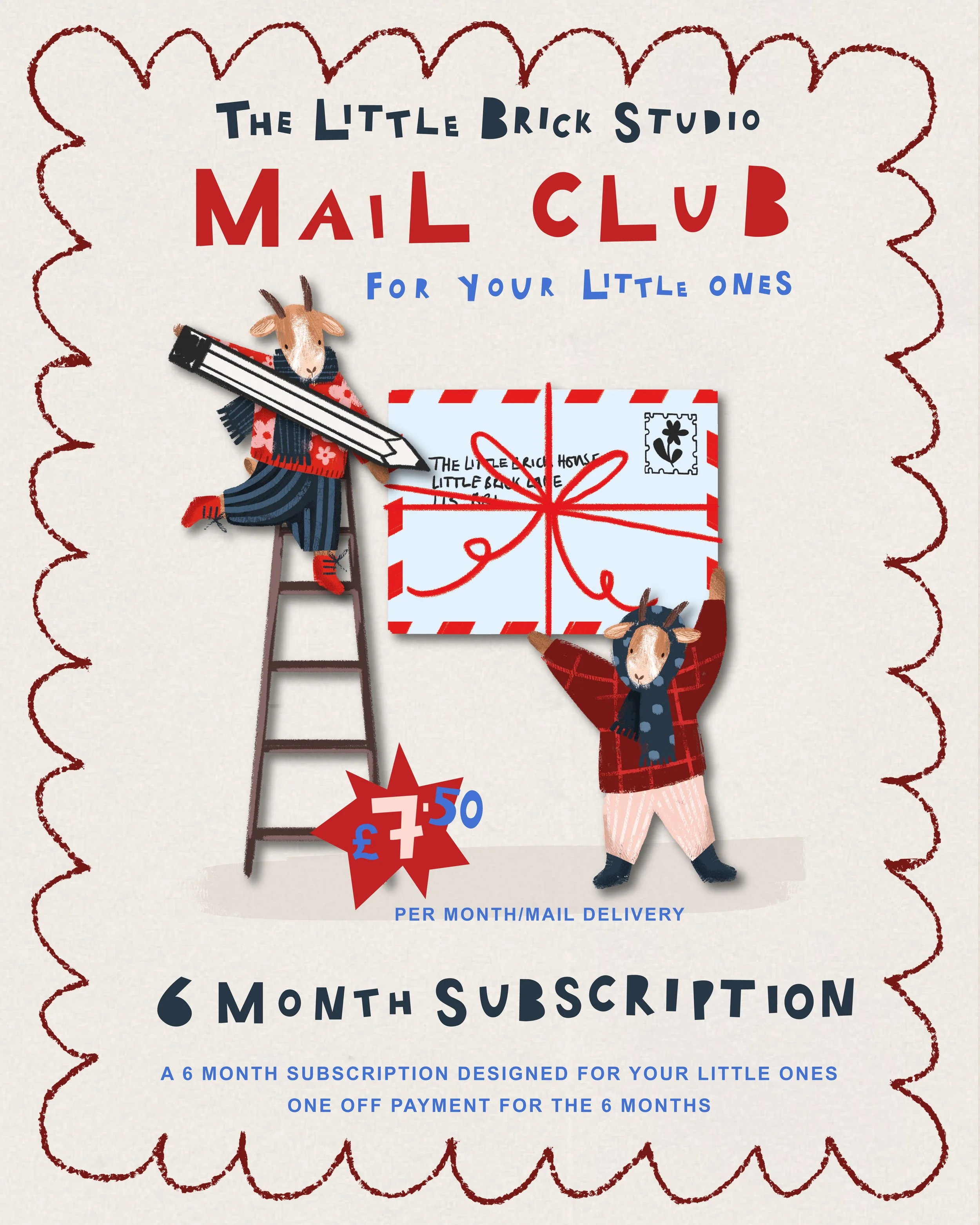 6 Month Mail Club Subscription