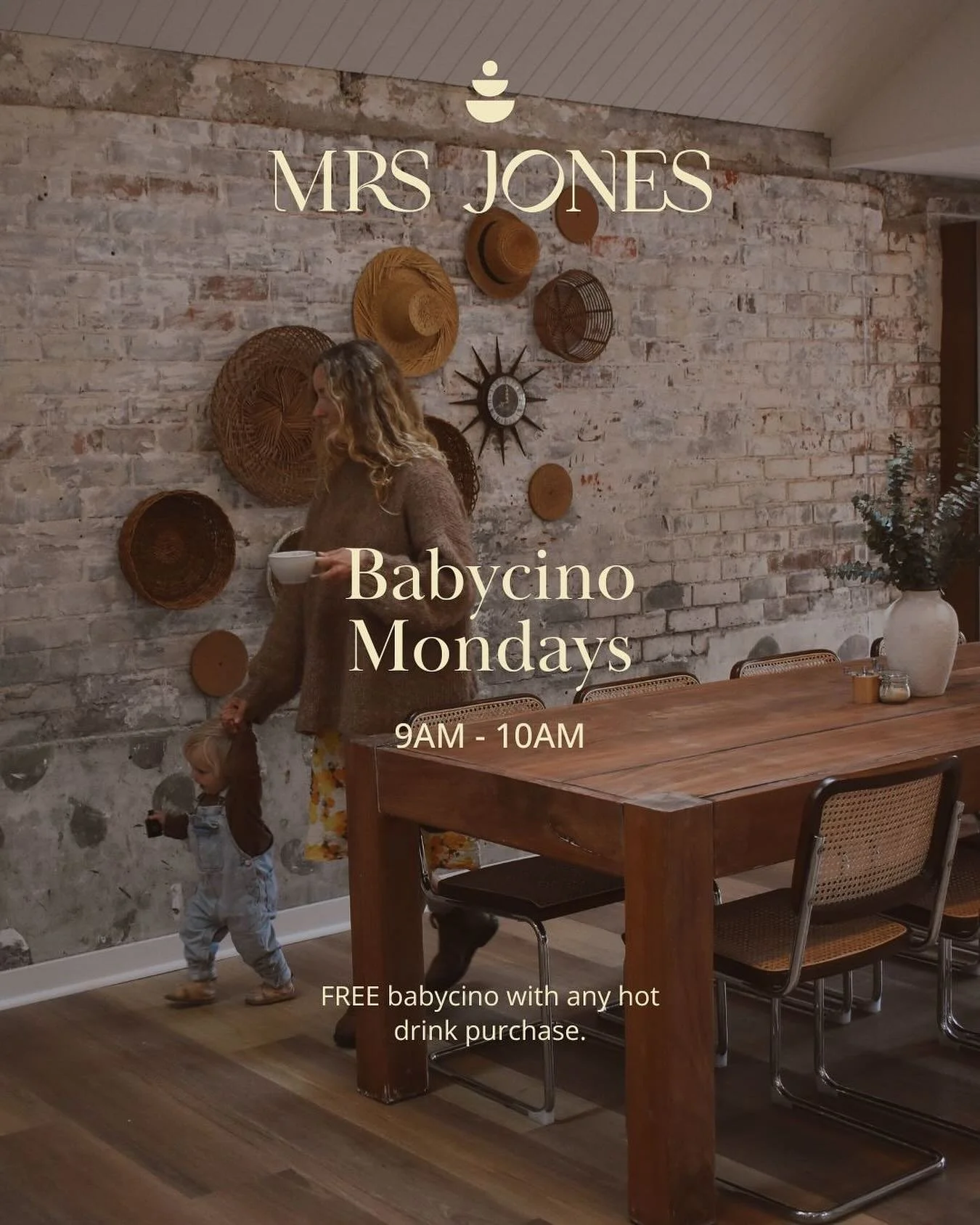 Introducing&hellip;.Baby Cino Mondays 🧡

Bring the little ones, invite a friend, and enjoy a catch-up over a hot drink while the kids sip on a free babycino every Monday between 9am and 10am. 

You&rsquo;re welcome to spread out a picnic rug under t