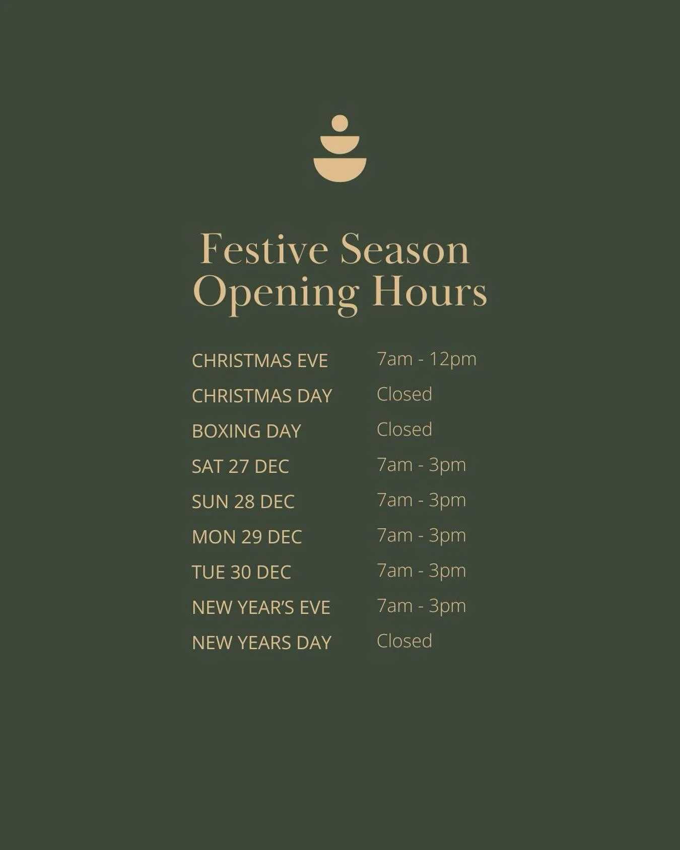 What a crazy, big, beautiful year it&rsquo;s been - in all its technicolour. &hearts;️

Wishing you tasty coffees, delicious food, and good company this festive season. May it also bring a little space to rest, take things at your own pace and reflec