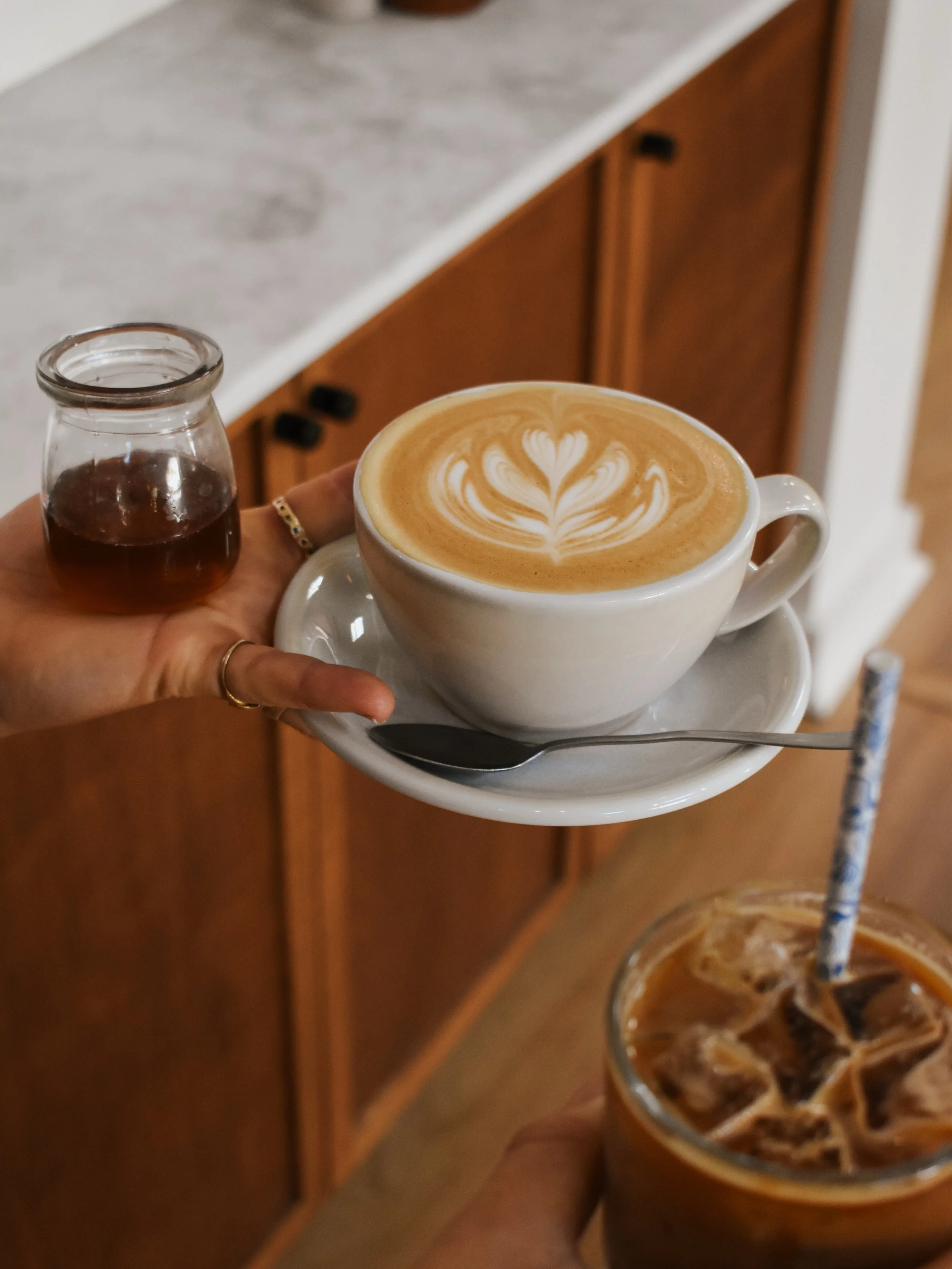 The juggle of the day looks different for everyone.

For us, it&rsquo;s carrying three coffees at once.

For you, it might be a hundred other things.

We hope that when you walk through our doors, you can take a breath, feel at home, and enjoy a coff