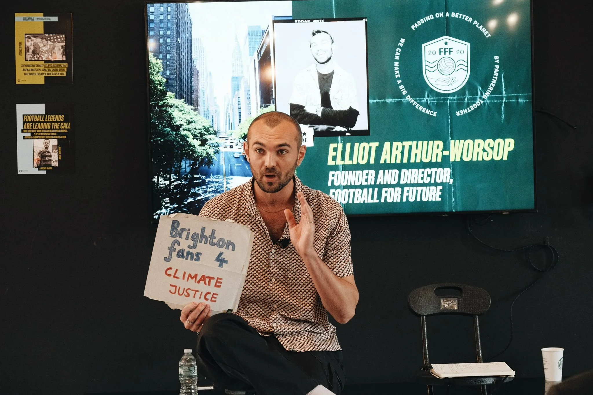 FFF hosts football and climate event at Climate Week NYC