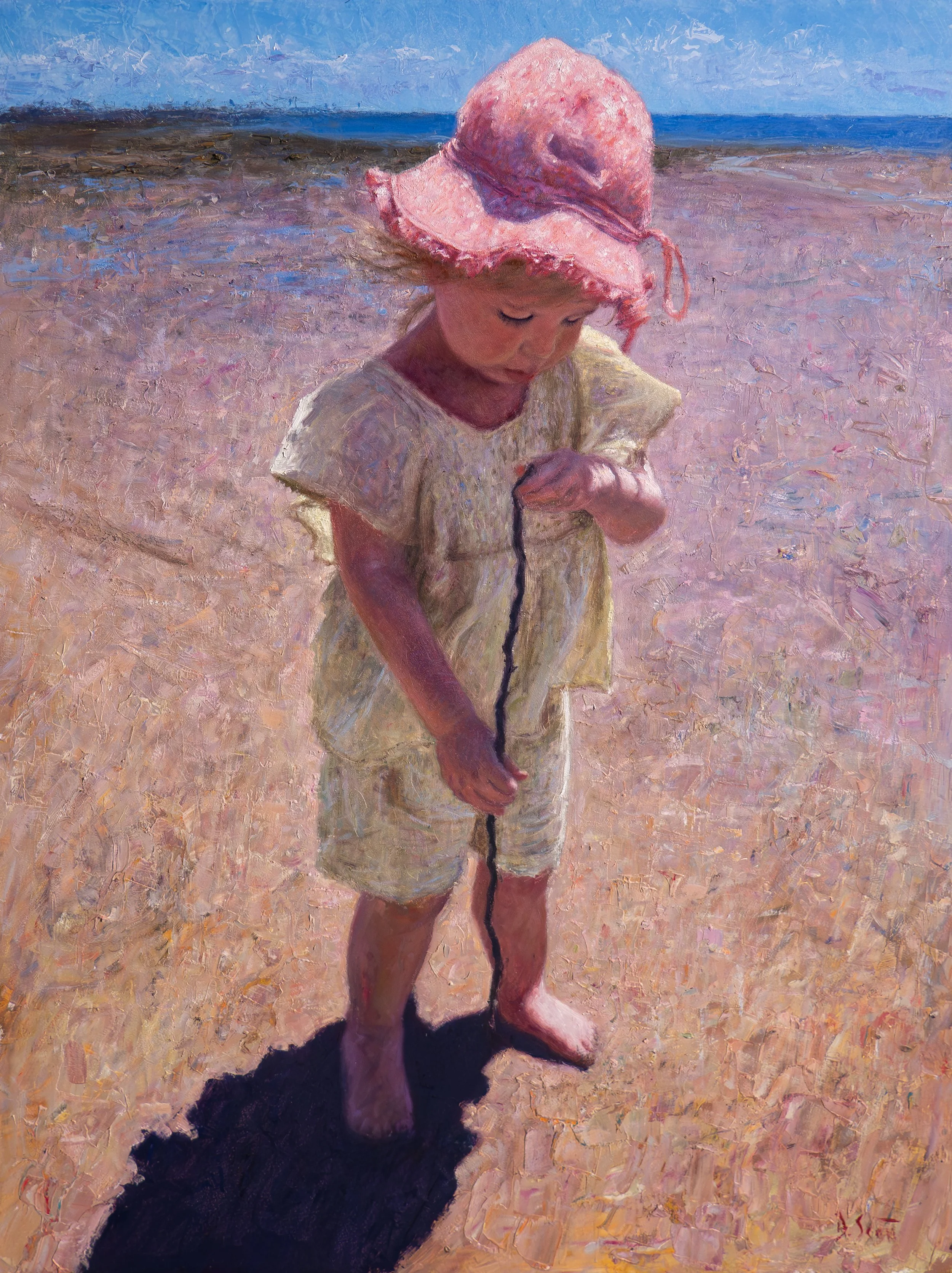 Dan Scott, Elora at the Beach, 2026.jpg