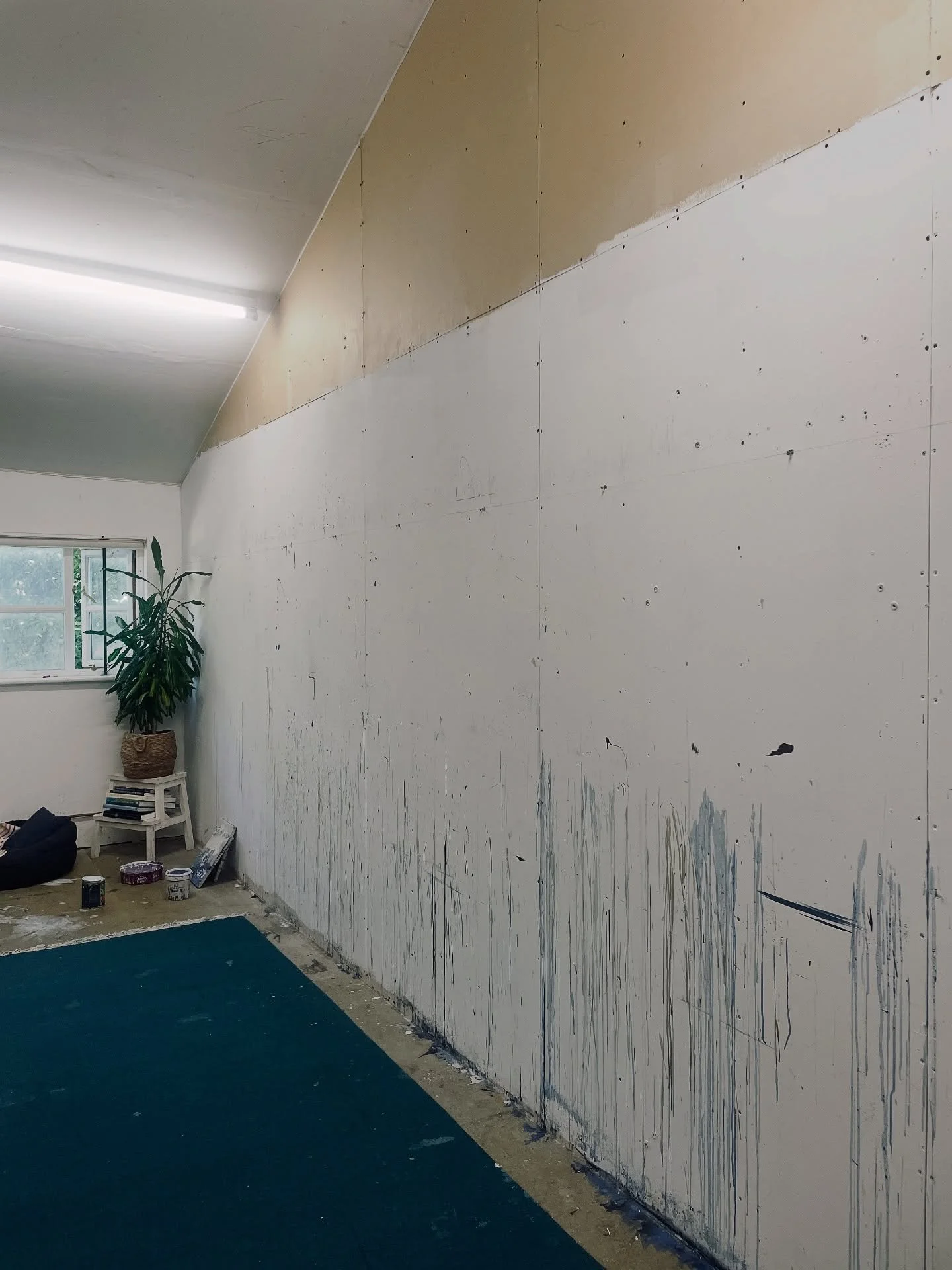Empty studio syndrome! Somehow, 27 paintings went out the door at the end of last week off to shows all around the place. One more is being finished and then perhaps a long awaited exhale&hellip; I went in to tidy up this morning and felt a buzz of e
