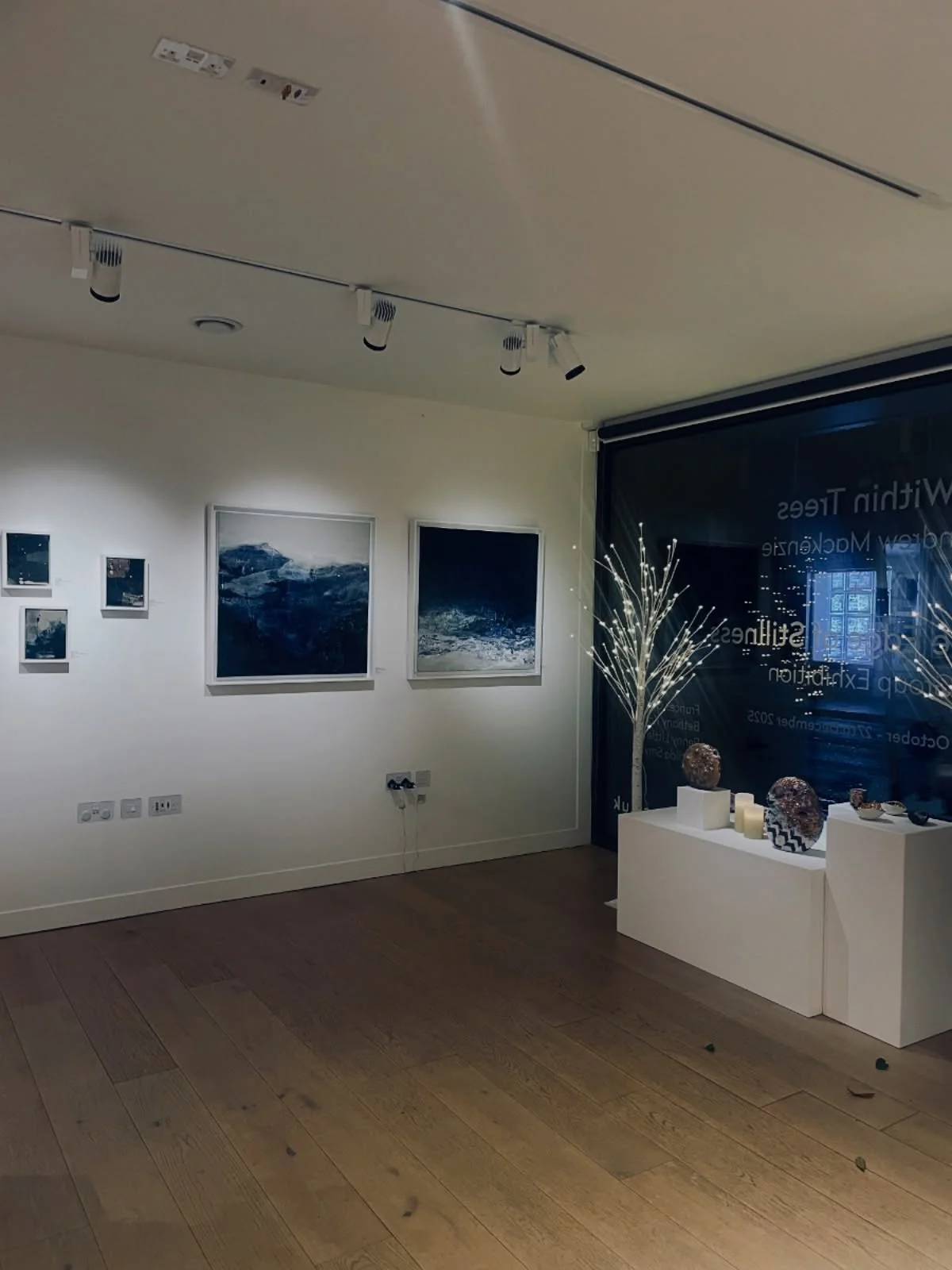 Some fabulous photos from @velardegallery opening evening at the weekend - the group show &lsquo;On the Edge of Stillness&rsquo; alongside a solo show of @andrewmackenziestudio exquisite work. Wonderful to meet @frangynn35, @susanna_bauer and @soniab