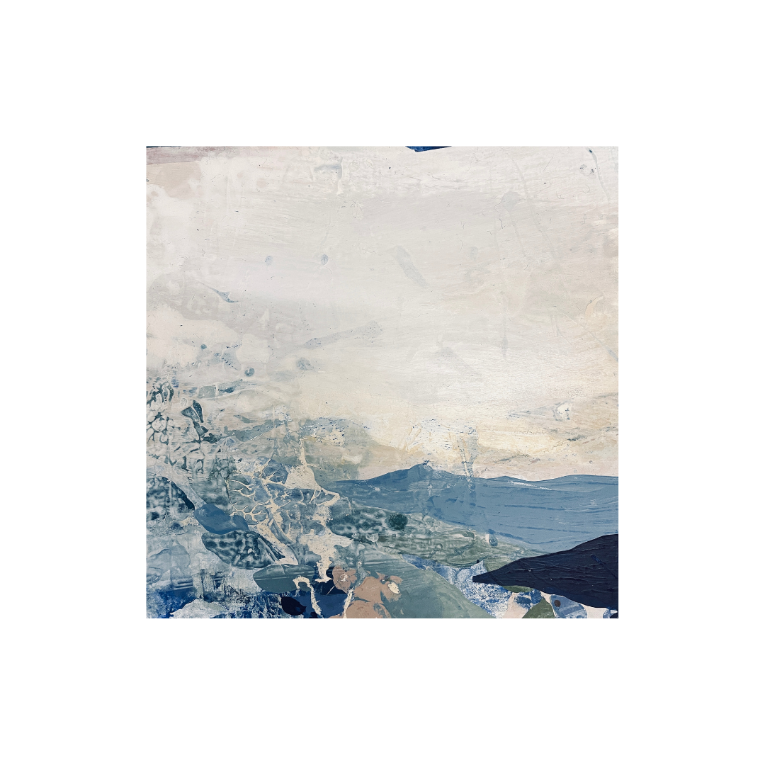 Counting the Days III | 40x40cm framed in white St Ives frame (image size 30x30cm)