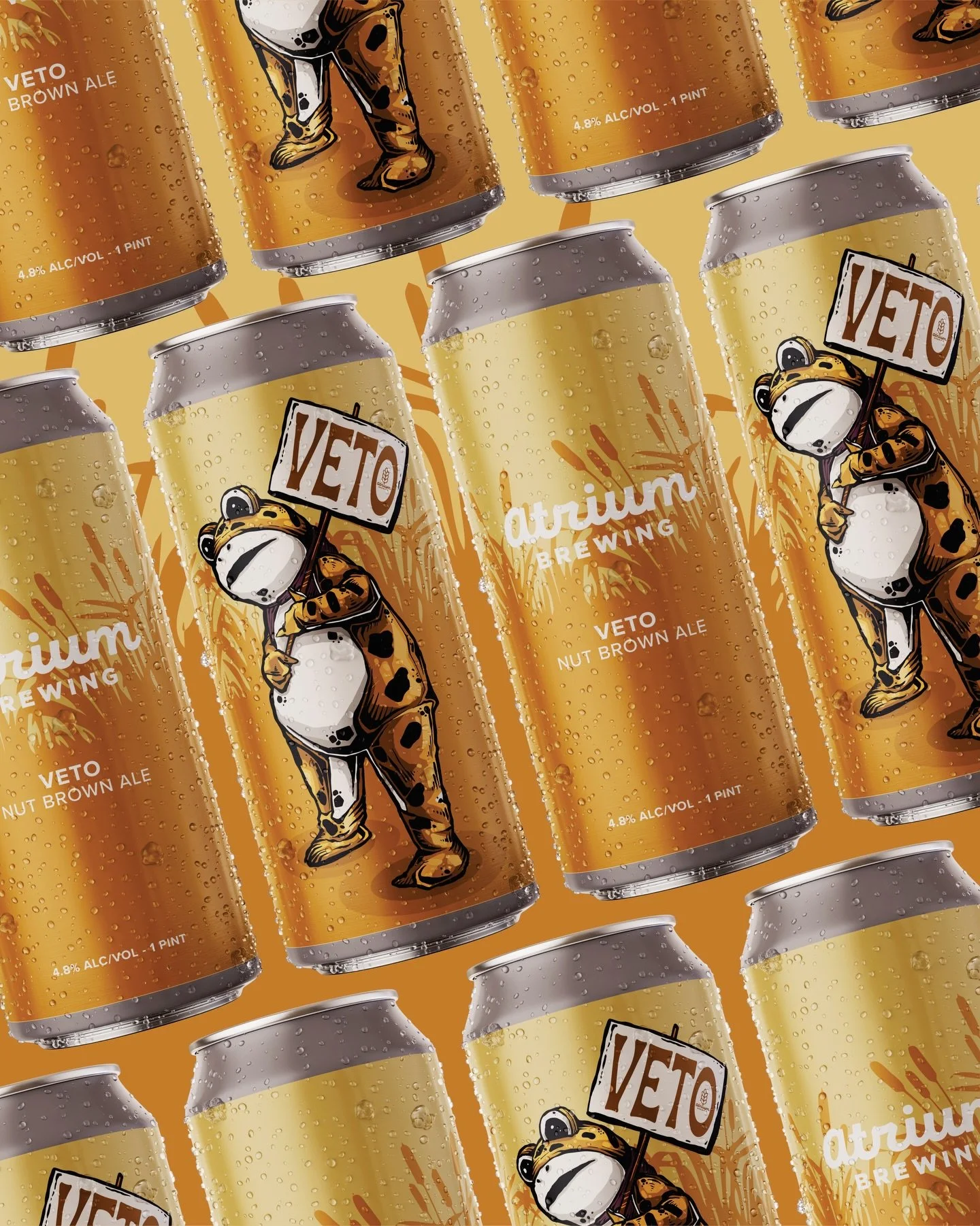 🐸FOUR YEARS IN THE MAKING🐸
Wednesday(12/17)

🚫Veto🚫
Nut Brown Ale &ndash; 4.8%

Four years ago, when Max was a few months into being our production brewer, Spencer told him he could make any beer he wanted to and put a brew on the schedule for 