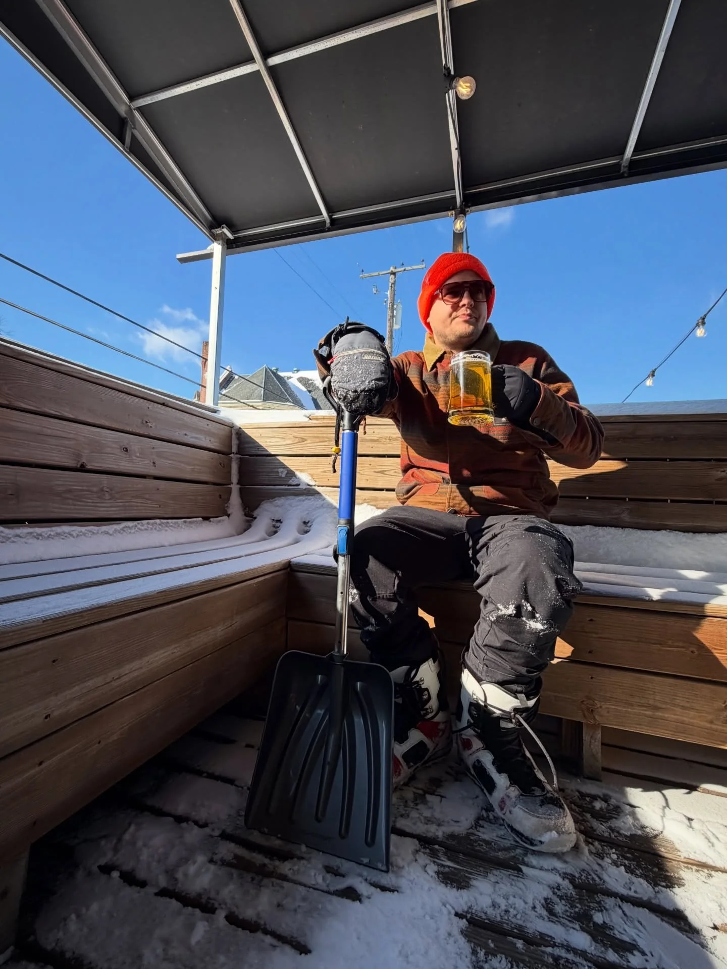 🚨LOGAN STREET TAPROOM OPEN 1PM THROUGH ___🚨
*Crave Wave is closed, bring in your own treats*
Monday(1/26)

It&rsquo;s cold y&rsquo;all. Mighty, mighty cold. But our beloved head brewer Spencer has to face the elements regardless. He&rsquo;ll be man