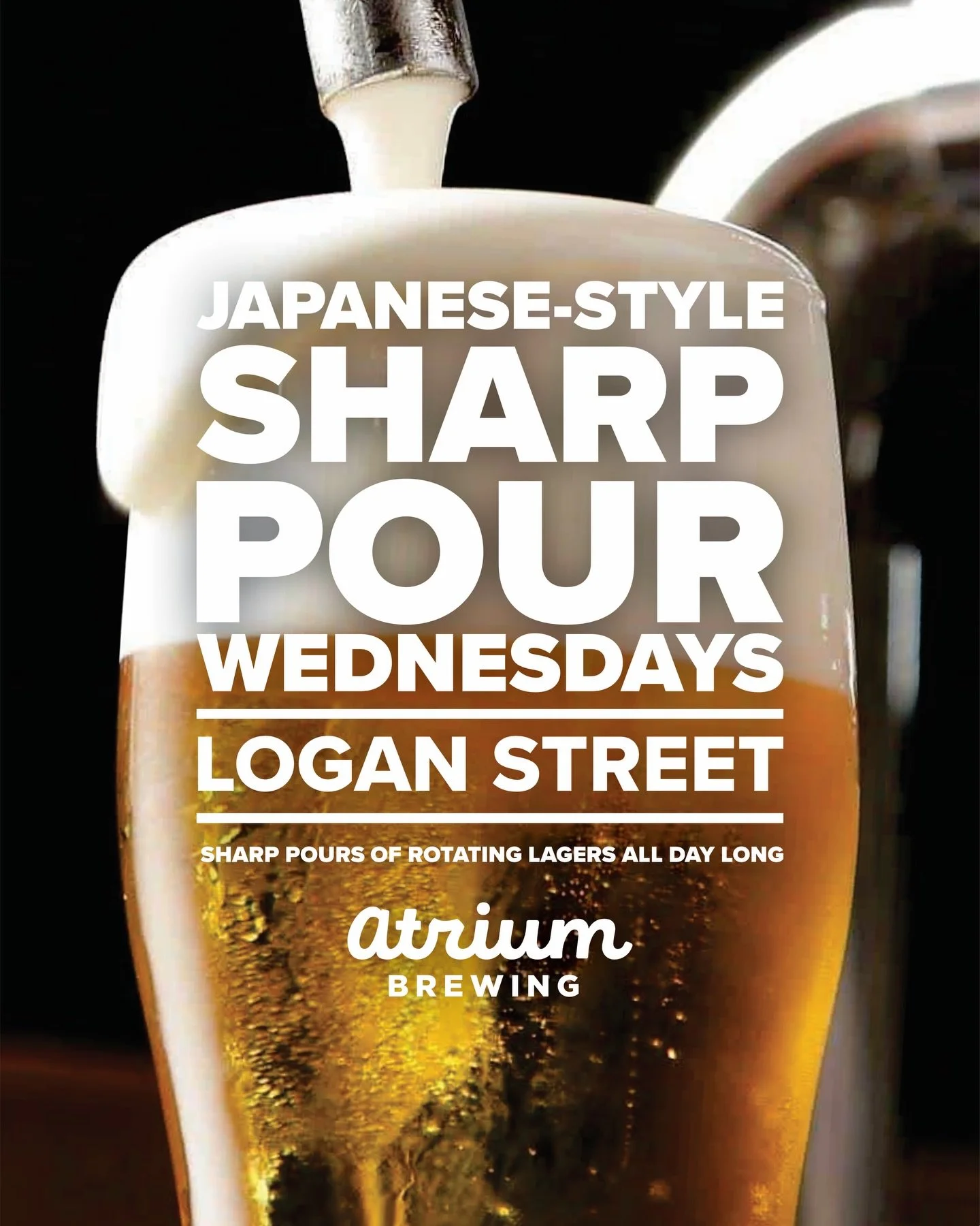 Wednesdays just got sharper. 🇯🇵🍺

Starting today, we&rsquo;re launching Japanese Style Sharp Pours &mdash; a weekly rotating lager poured with traditional Japanese draft technique EVERY WEDNESDAY. 

Here&rsquo;s what that means:

❄️ Iced down glas
