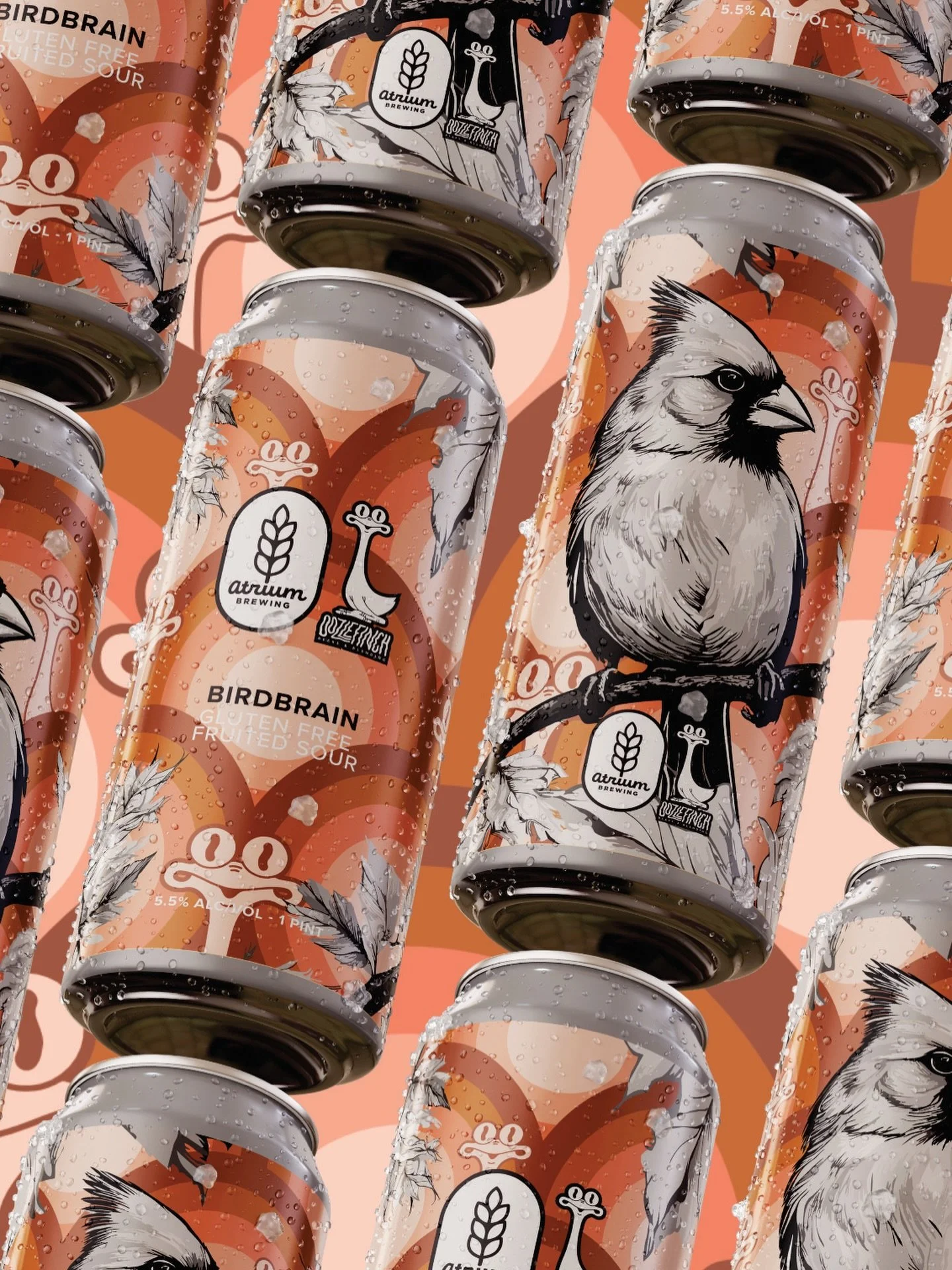 🦆🦜THE BIRDS ARE BACK🕊️🦅
Wednesday(3/11)

🧠🦜Birdbrain🦜🧠
GLUTEN FREE Fruited Sour - 5.5%

The final collab of Atrium Sour Month 2024 HAS RETURNED.  Y&rsquo;all spoke and we listened. Our first ever Gluten Free Fruited Sour with our good friends