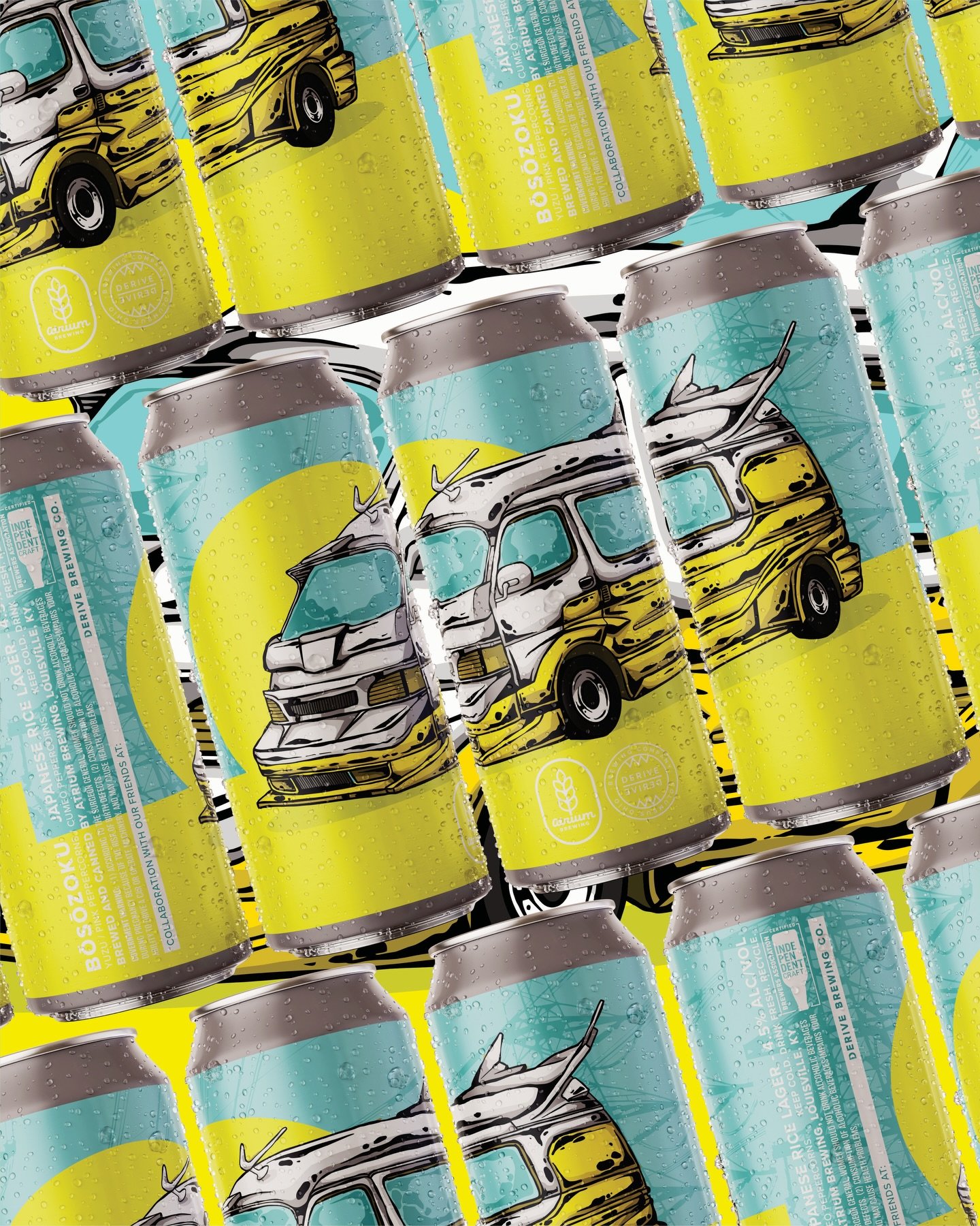 🚐BRING ON THE BŌSŌ🚐
Friday(3/20)

🚐Bōsōzoku🚐
Japanese Style Rice Lager w/ Yuzu &amp; Peppercorns &mdash; 4.5%

This one feels special. A little off-center&mdash;delicate, expressive, and dialed. Brewed with our friends at @derivebeer out of Colum
