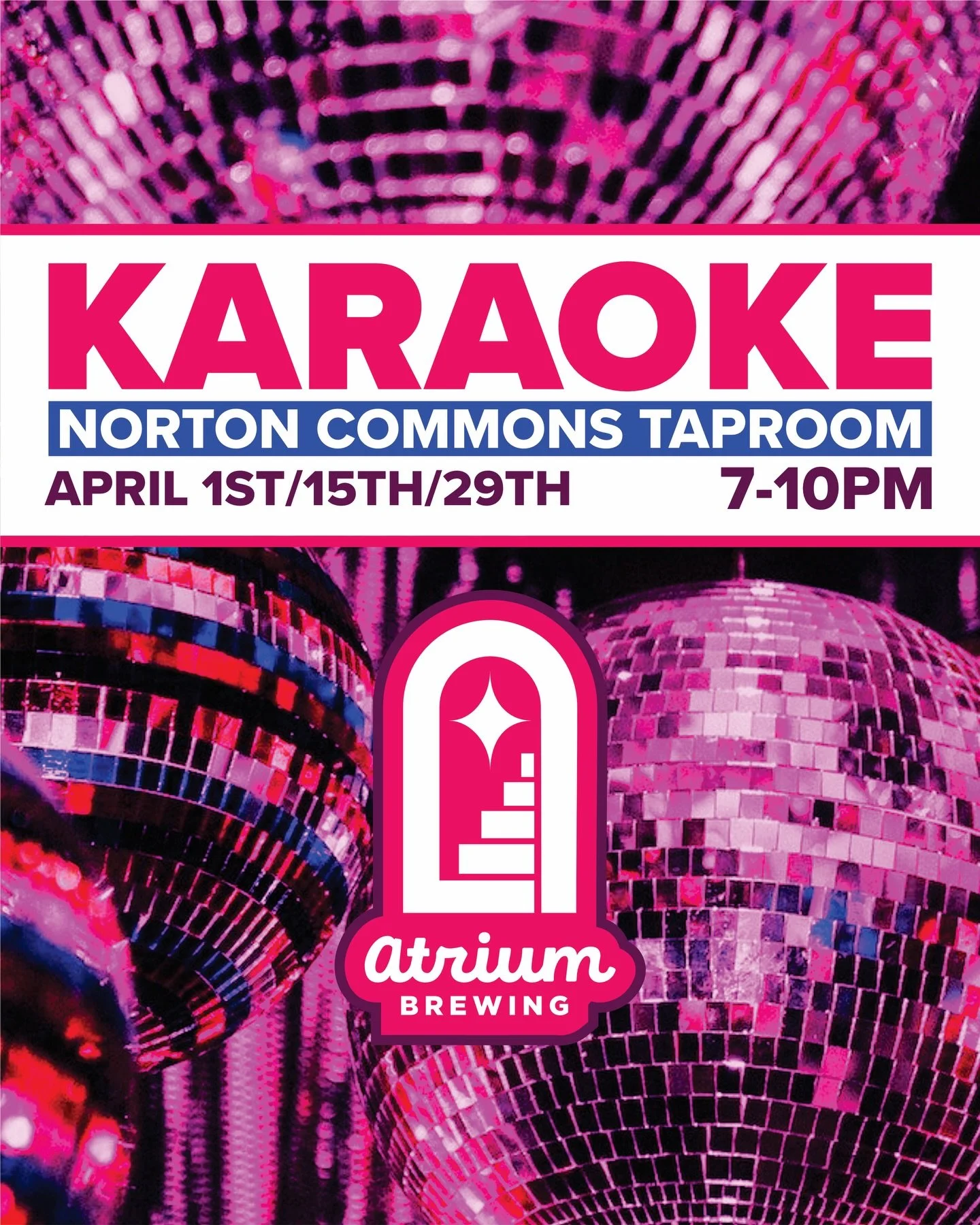 🎶🎙KARAOKE AT NORTON COMMONS🎶🎙
Norton Commons - April 1st/15th/29th

Join us from 7-10PM at our Norton Commons Taproom for our top tier Karaoke showdown hosted by the wonderful DJ Nicole.

We&rsquo;ll have the drinks, the grooves, the vibes. The o