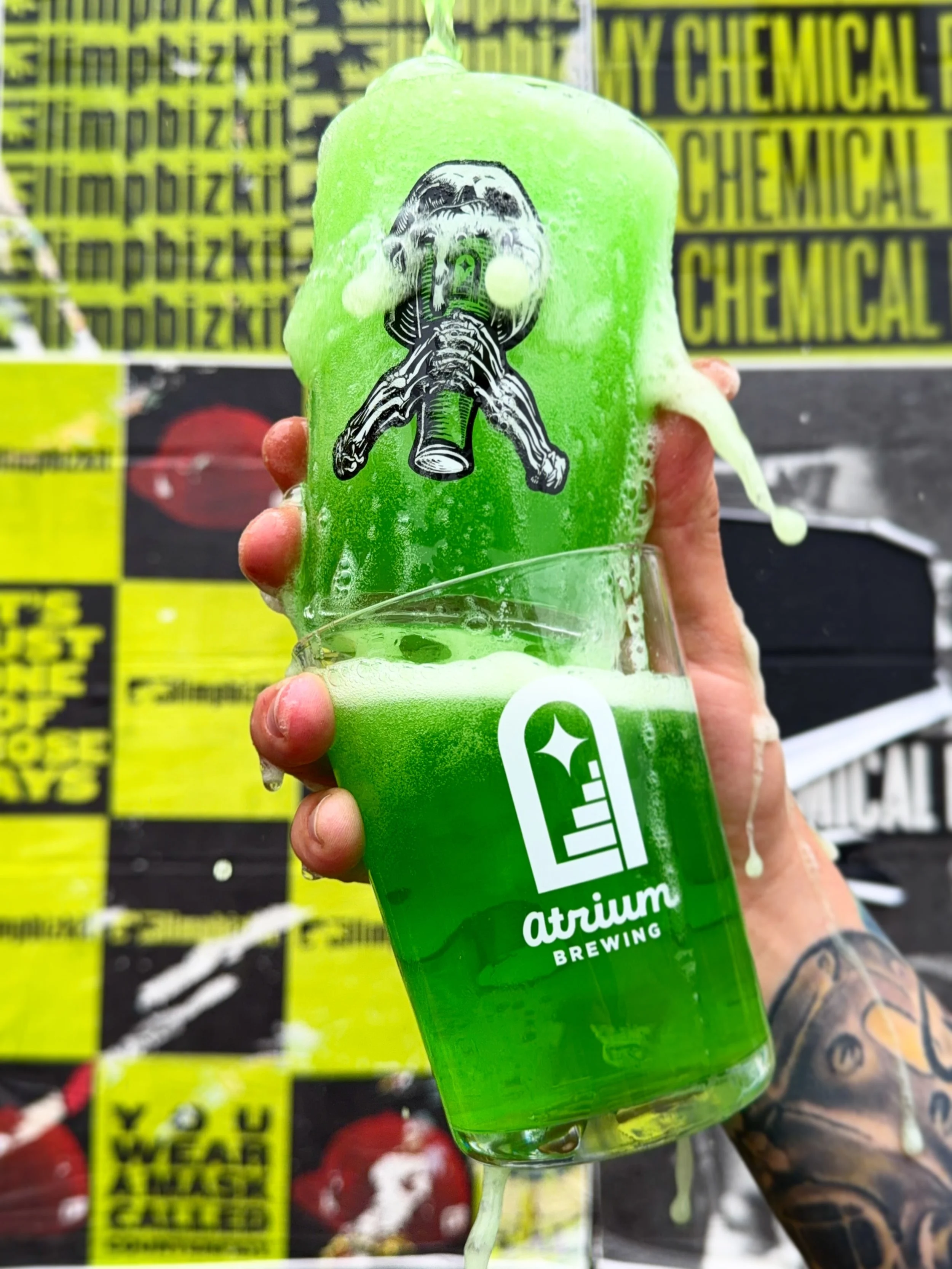 💀NEW GLASSWARE HAS LANDED💀

We&rsquo;ve loaded both taprooms with a delightfully BANGIN new glass available and ready for purchase. This thing does it all. Lagers, Sours, Stouts, even Slime.

Come through, grab a few. 
Be the coolest cat at your Me