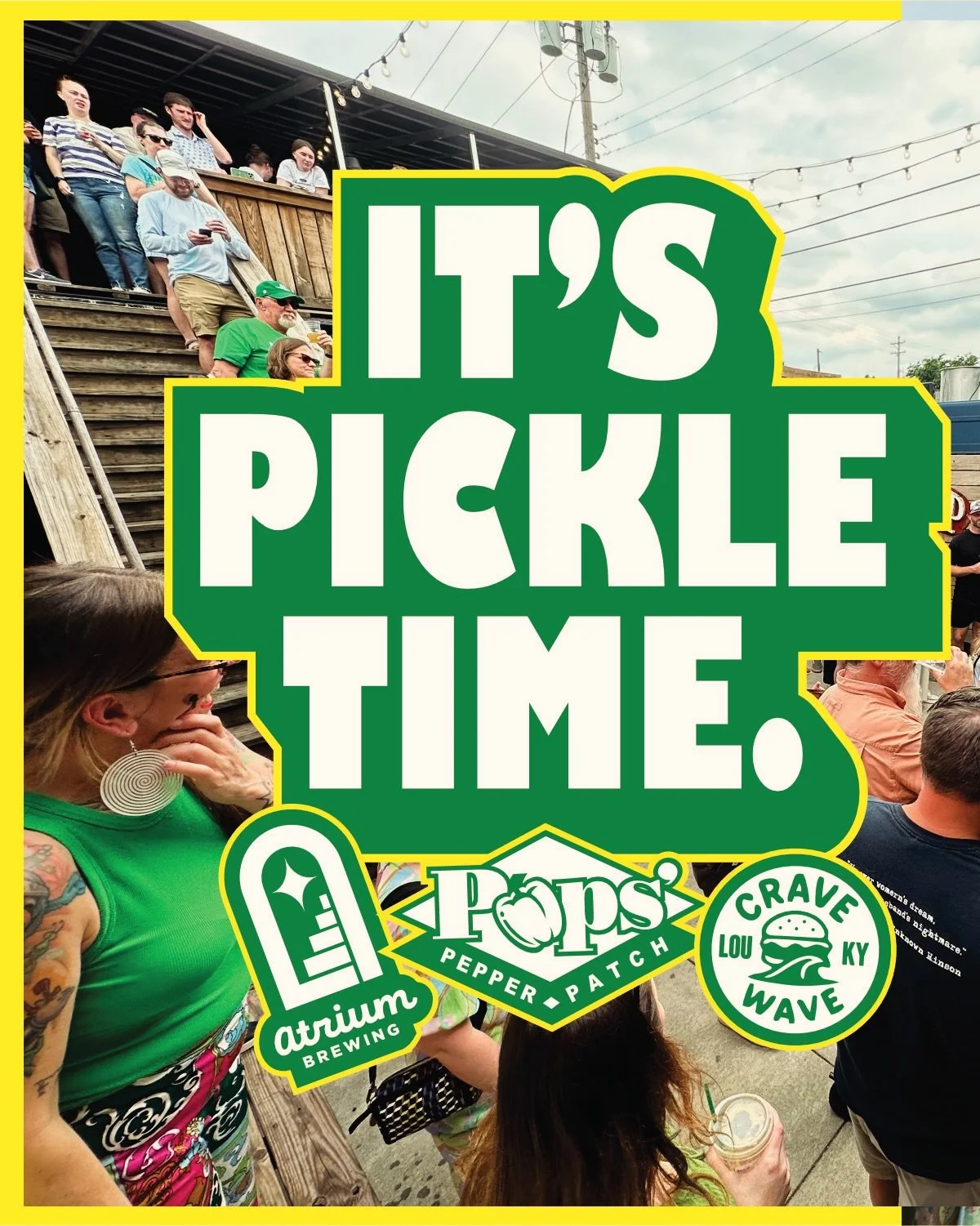 🥒IT&rsquo;S PICKLE TIME. DOORS OPEN AT 11AM🥒
Logan Street Taproom - 5/30

PICKLE DAY AT LOGAN STREET IS HERE Y&rsquo;ALL. A day full of pickle beer, pickle games, and a pickle themed food menu. 

🥒🍻Pickle G Release🥒🍻

We&rsquo;ve teamed up once