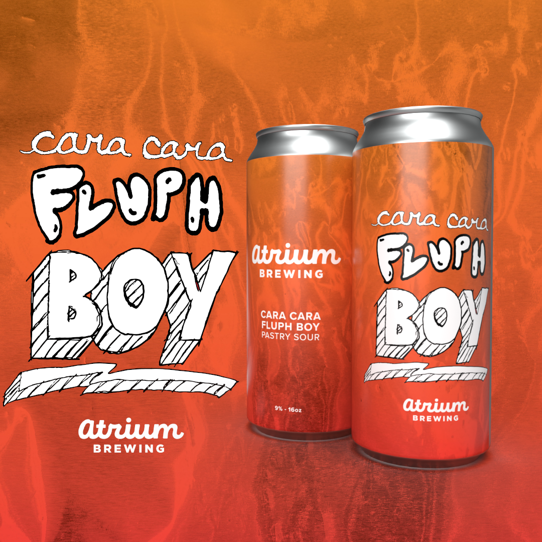 Cara Cara navel oranges and oh so many marshmallows; Our newest Pastry Sour is a pithy, pillowy 9% Fluph Boy.