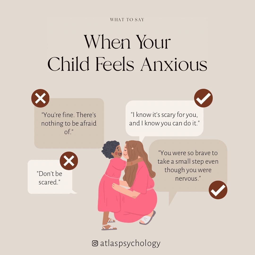Have you ever wondered what to say to your child when they're feeling anxious?

On one hand, your instinct is to protect your little one, keep them safe, and show them that there's nothing to be afraid of. On the other hand, you want to raise a child