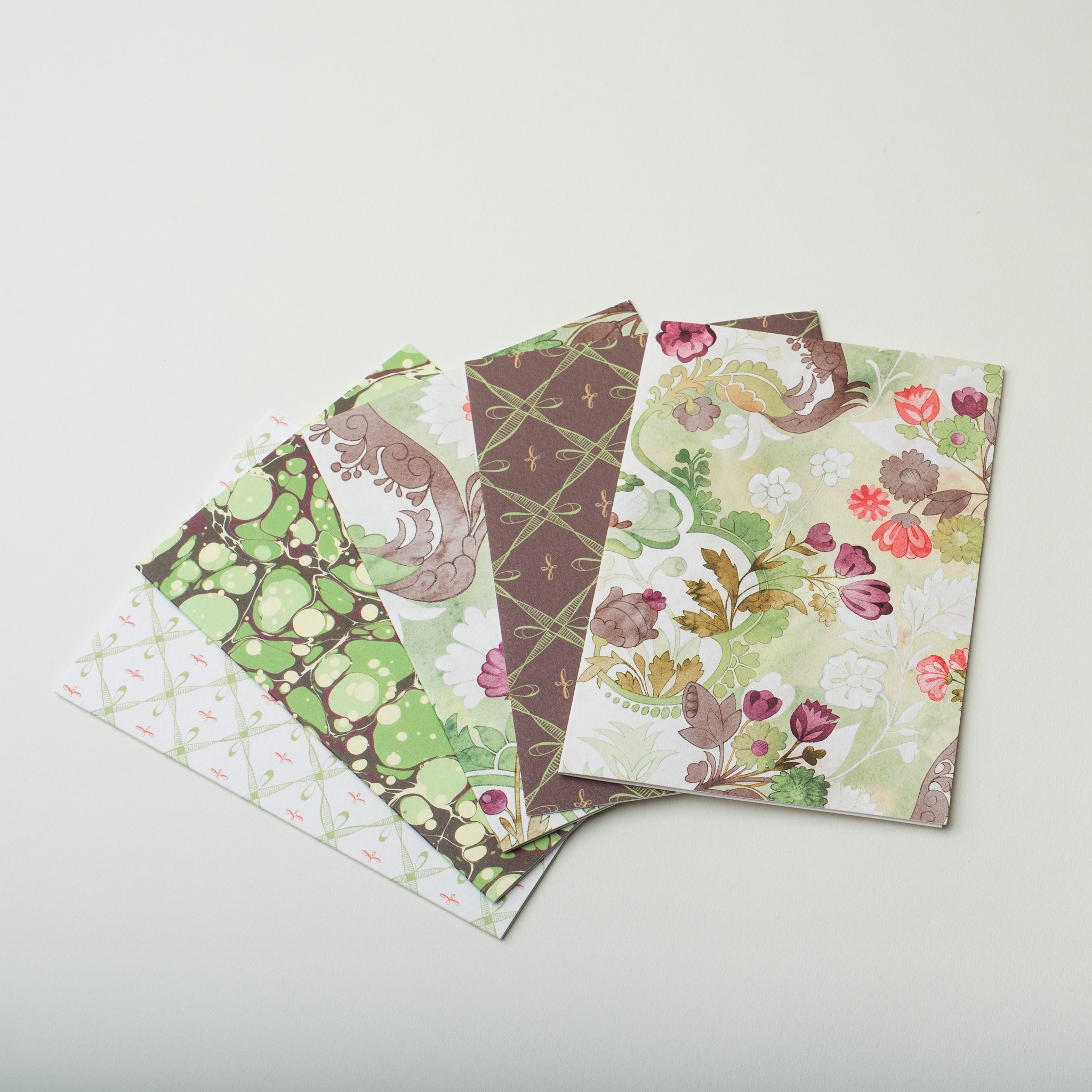 Pack of 5 Luxury Note Cards - Meadow