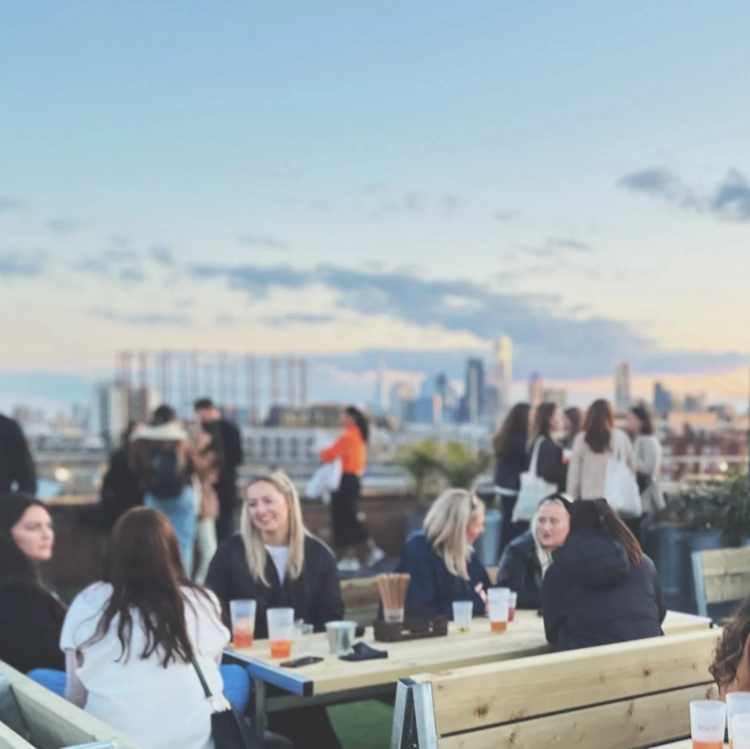 Rooftop Bar in London Fields, Hackney, London Netil360 Panoramic Roof