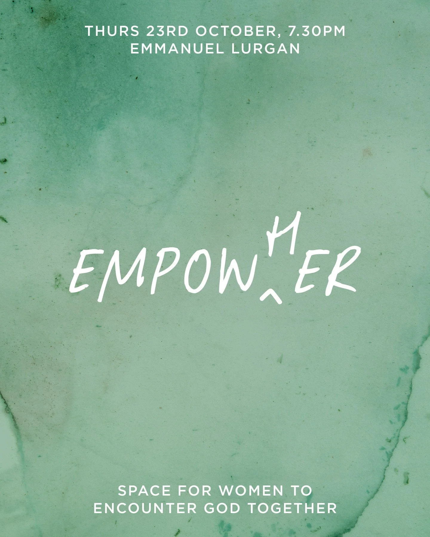 On Thursday 23rd Of October, our women are gathering again for EmpowHer in Emmanuel Lurgan!⁠
⁠
Join us from 7pm for some tea and coffee, before we move into a time of worship, word and encounter at 7.30pm.⁠
⁠
Bring the women you know and love or come