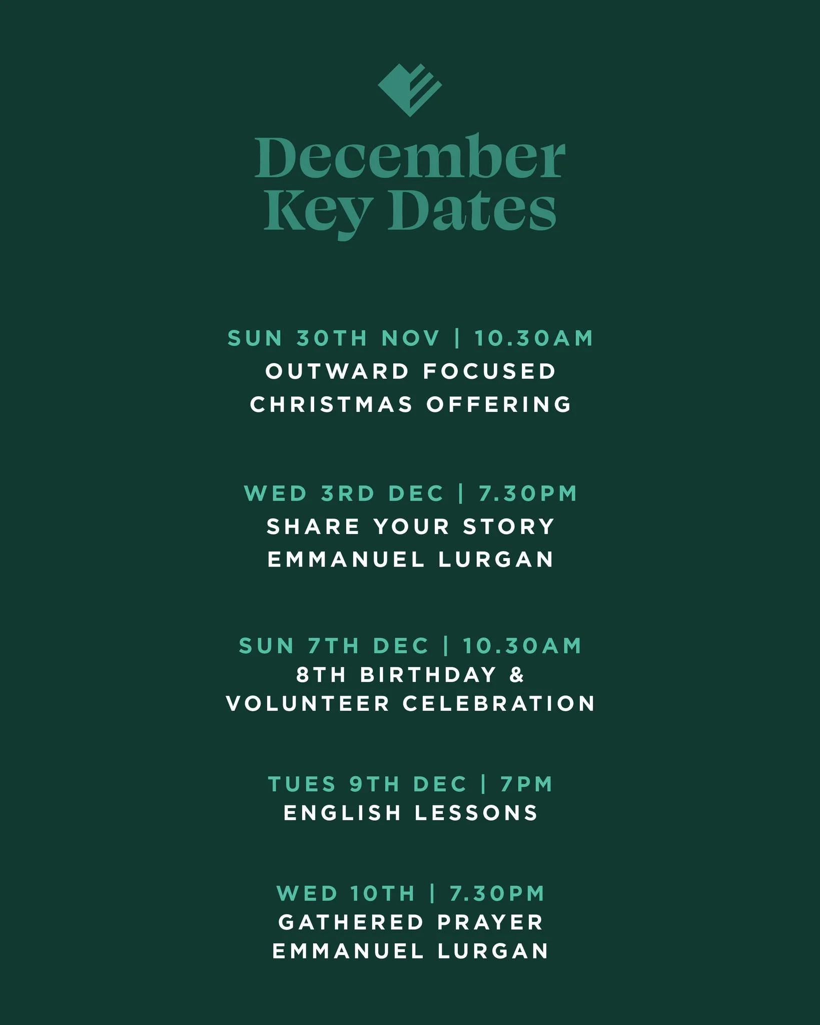 Have a look at all that's coming up over the Christmas season in Emmanuel Portadown!