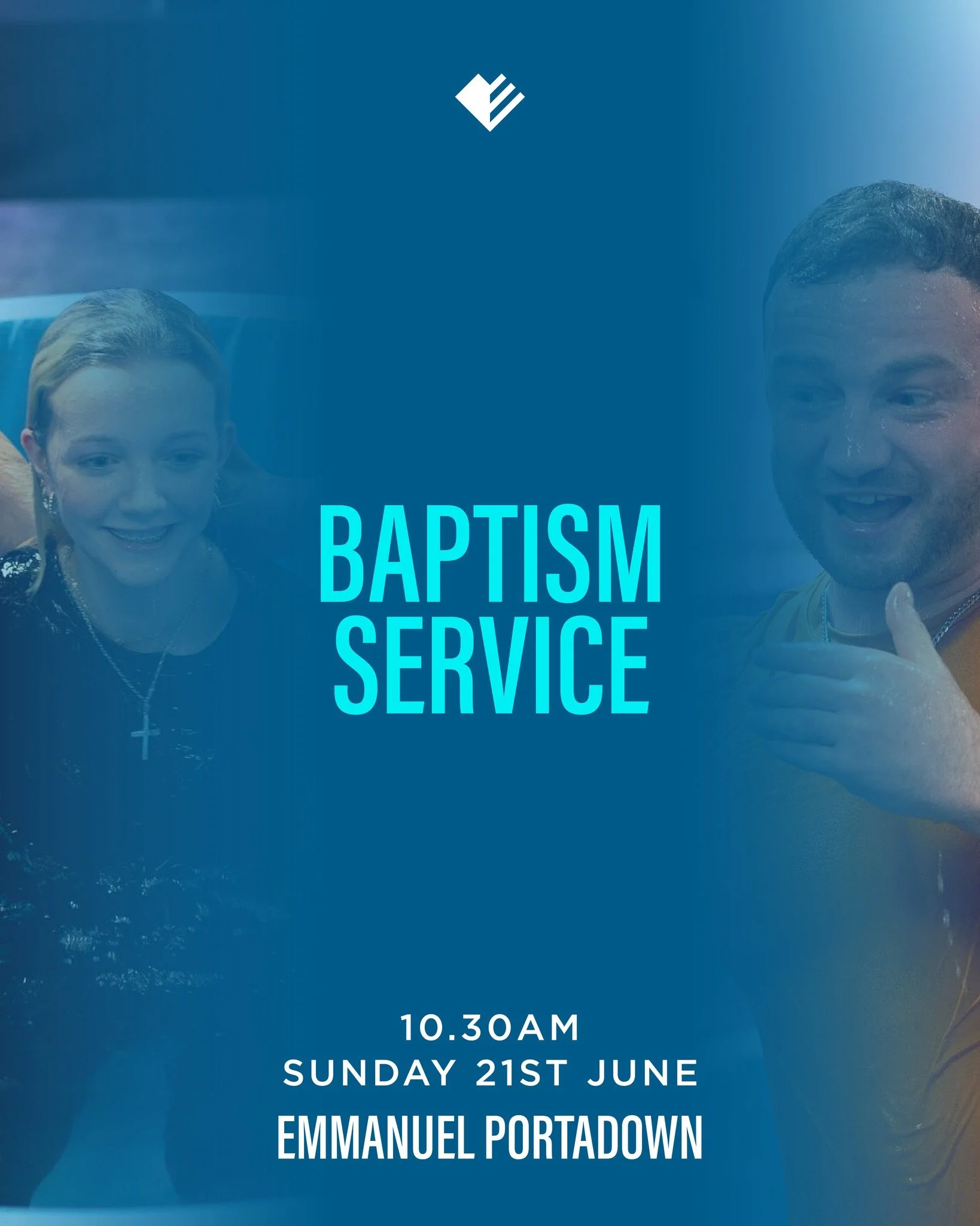 If you love Jesus and would like to be baptised, we have good news! 

We are hosting a baptism service on Sunday 21st June at our 10.30am service. 

Have a chat with one of the Lead Team or you can email bronagh@emmanuel-church.co.uk for more informa