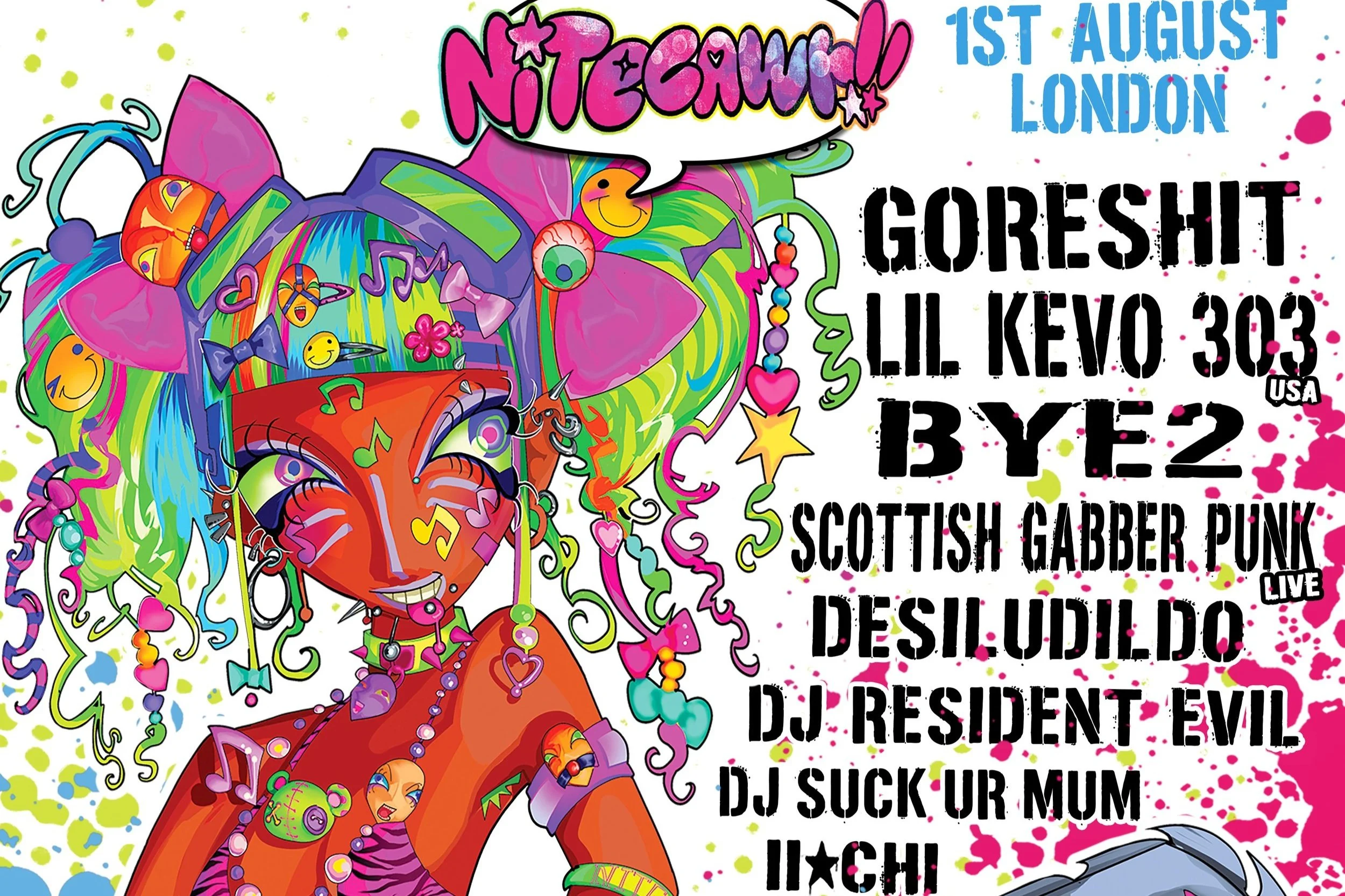 Nitecawr! presents: Goreshit, Lil Kevo 303, bye2 + more