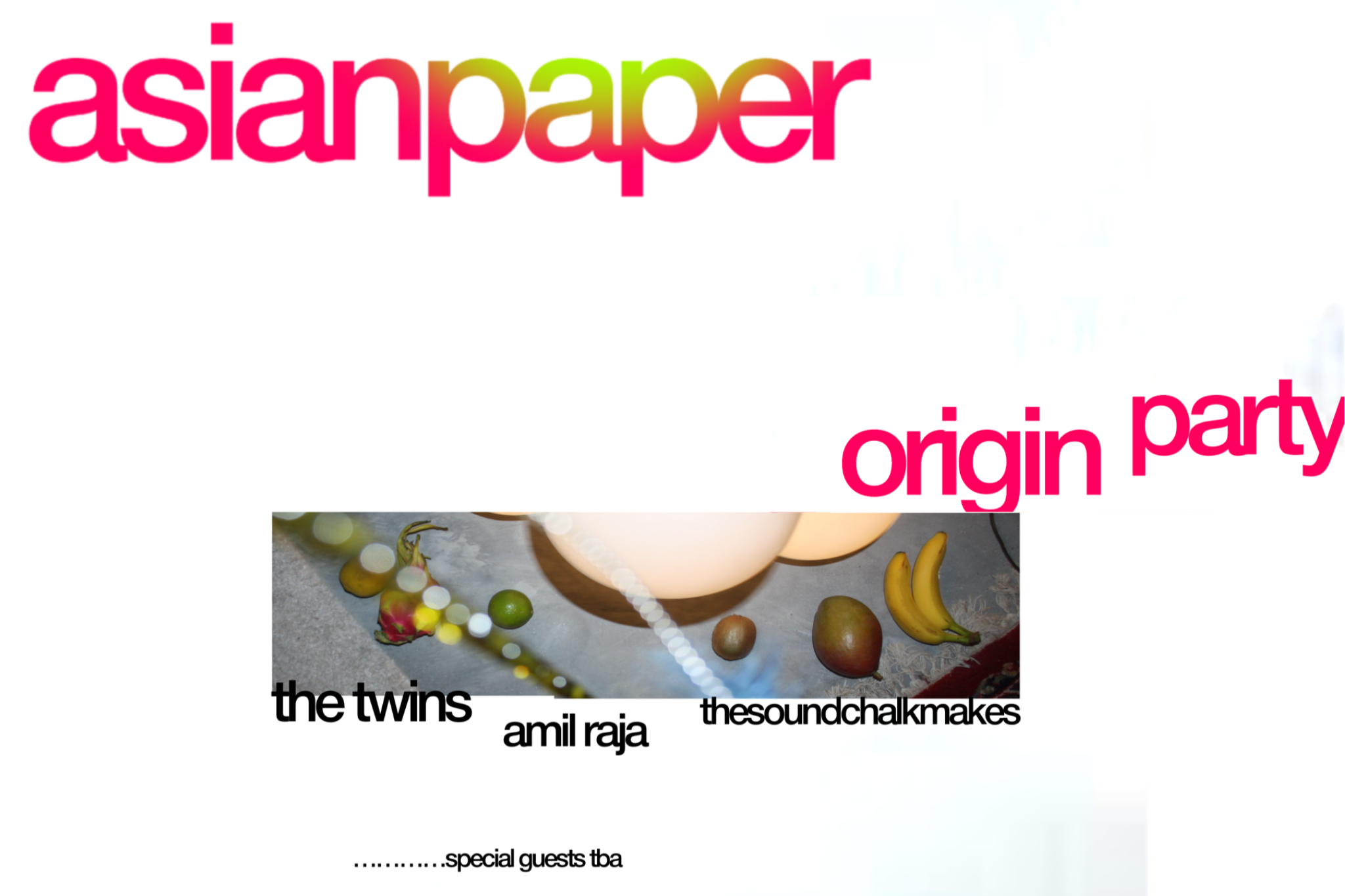 ASIAN PAPER: Origin Party