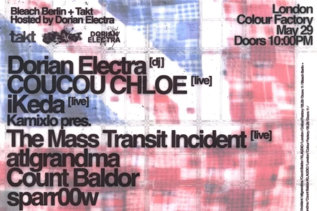 takt x Bleach Berlin presented by dorian electra