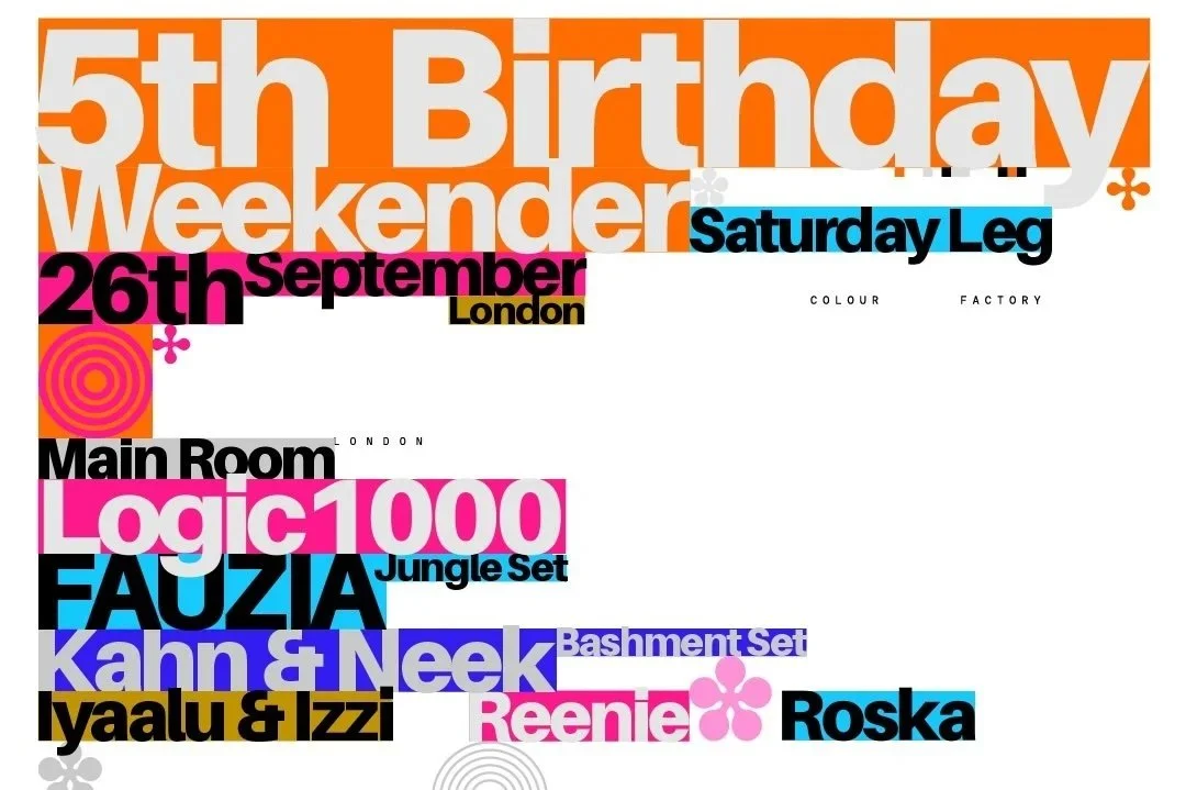 Colour Factory 5th Birthday