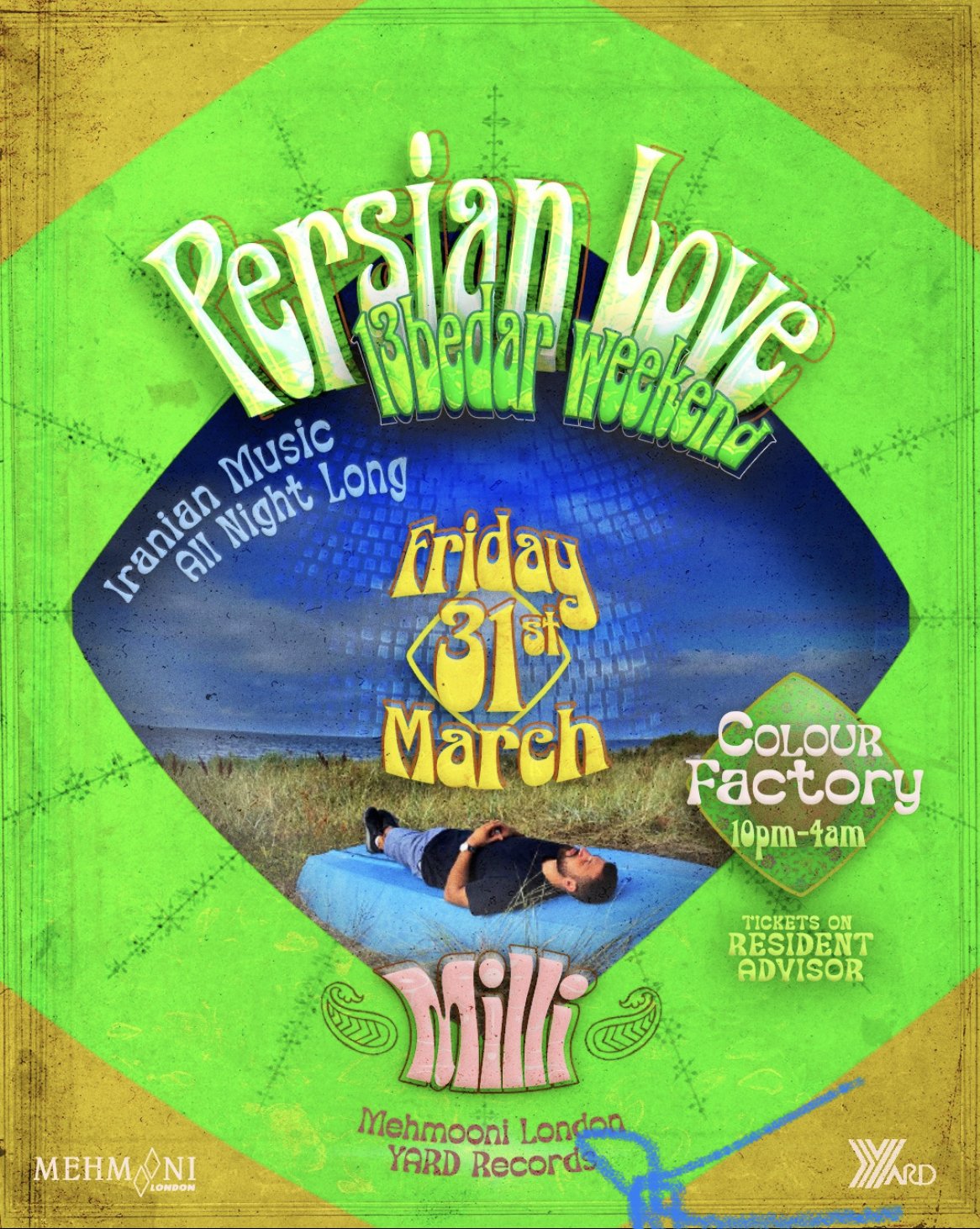 Persian Love 13 Bedar with DJ Milli — Colour Factory