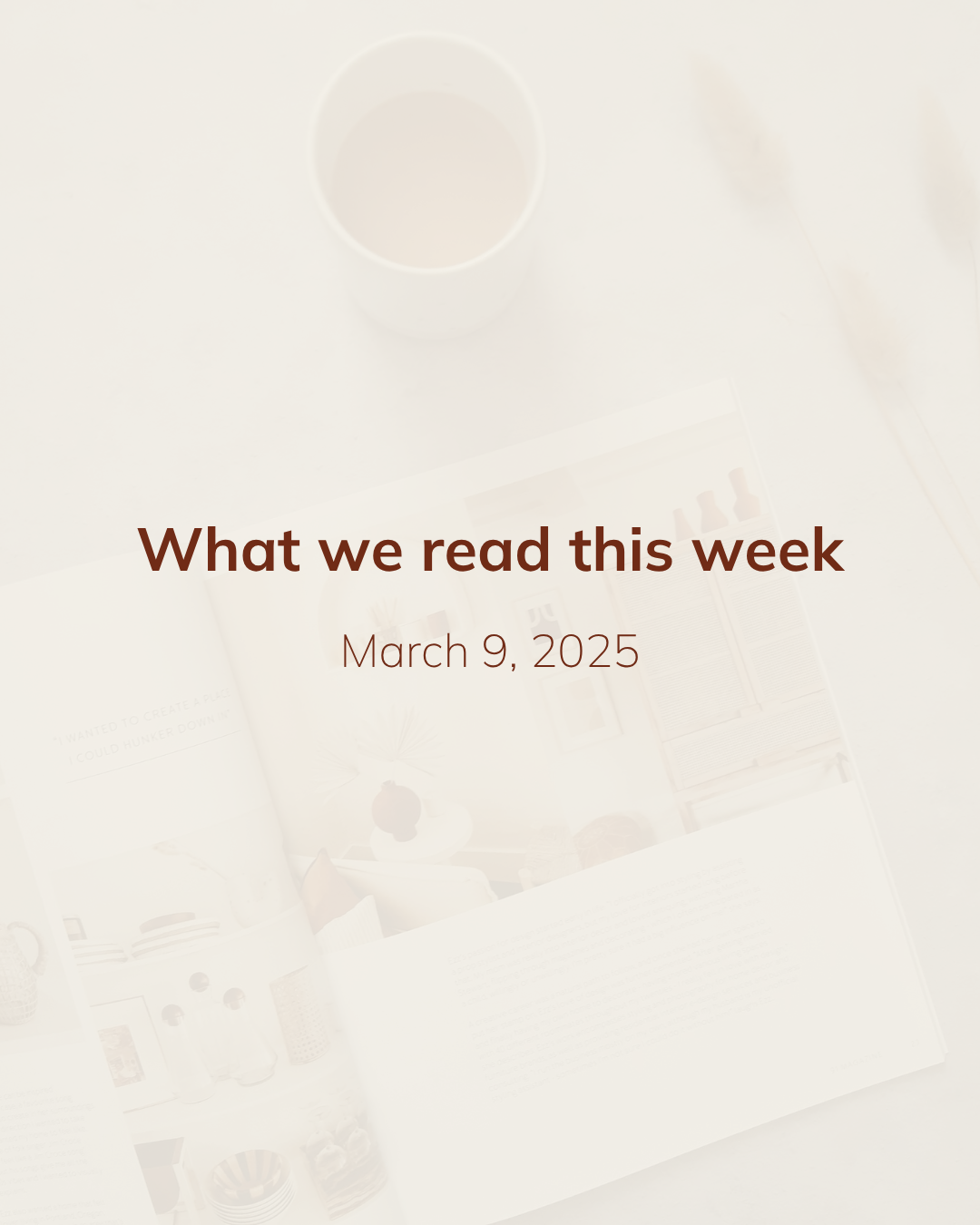 What we read this week: March 9