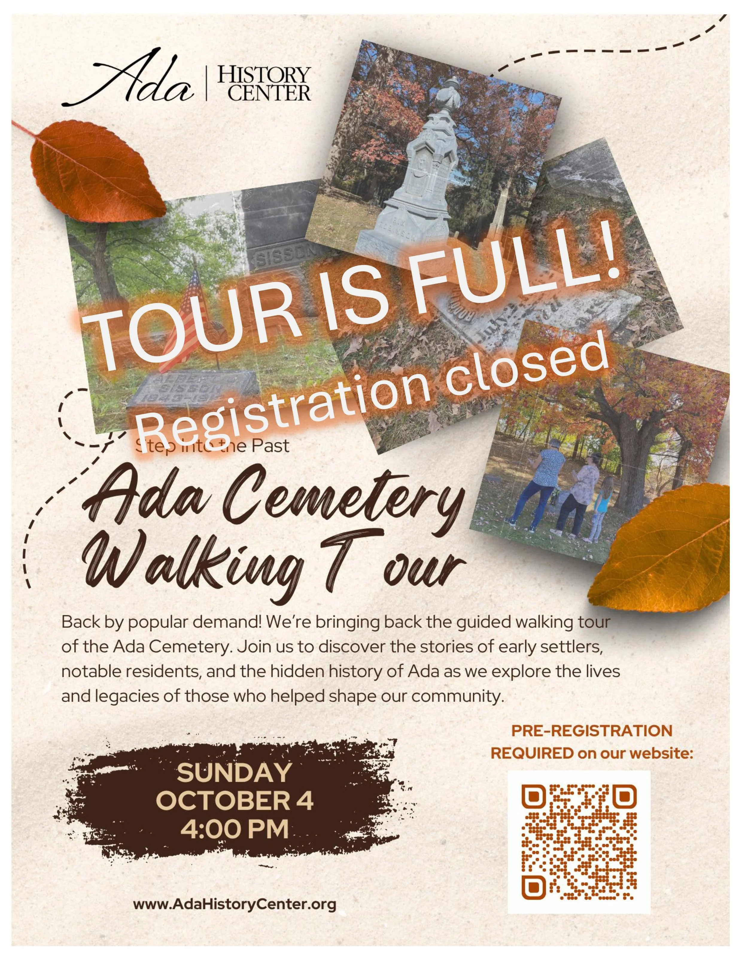 Ada Cemetery Tour