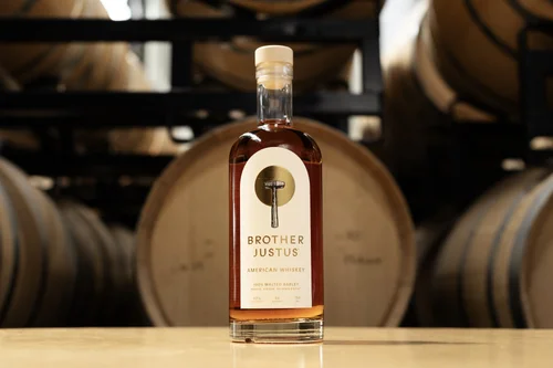 Brother Justus American Whiskey New Bottle