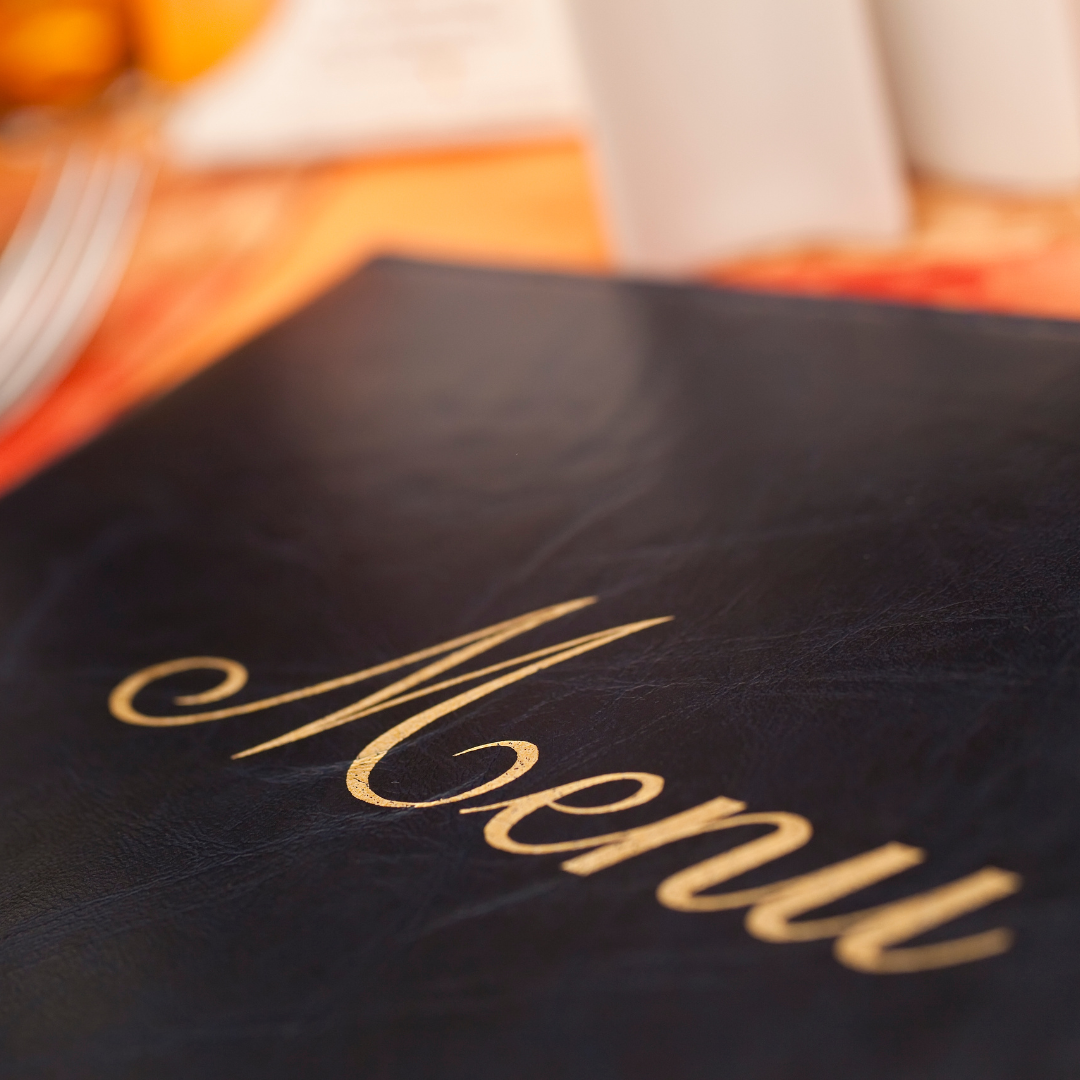 A different kind of menu