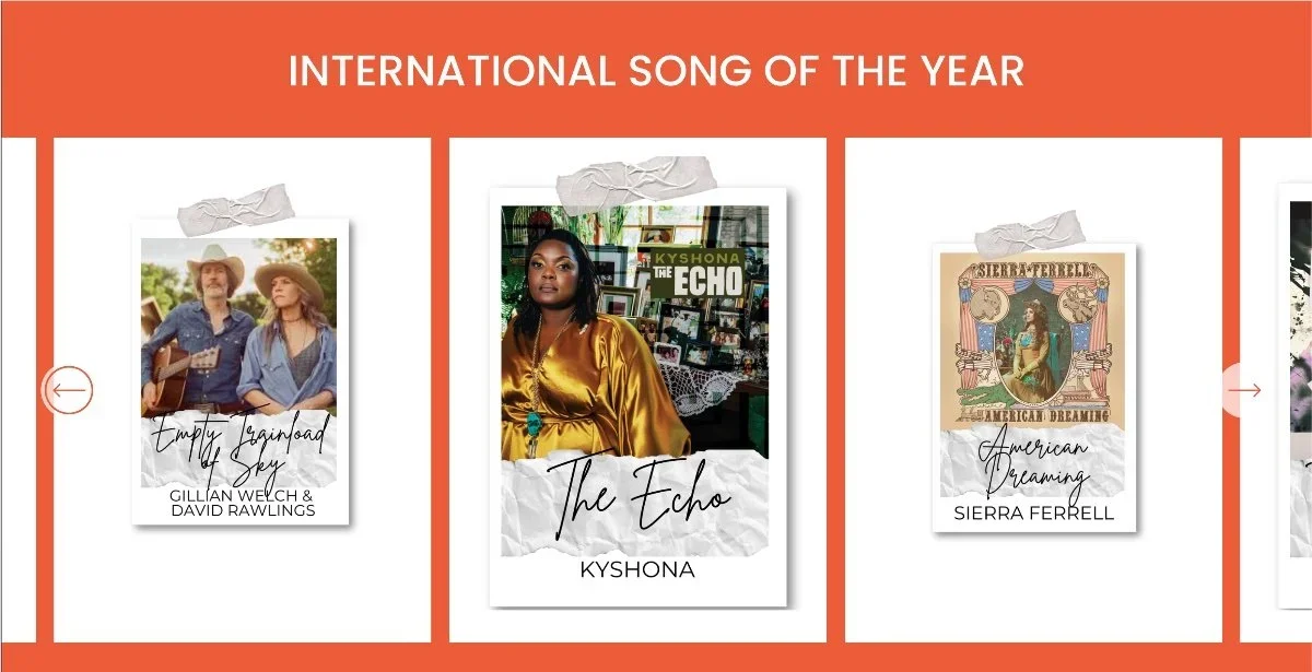 Kyshona Nominated for Americana UK Awards!