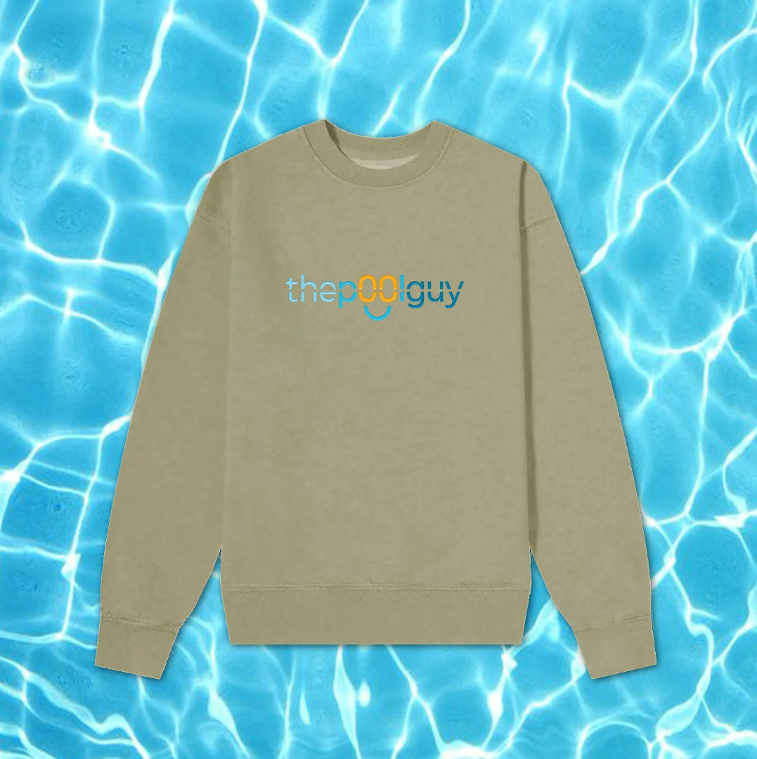 NEW! thep00lguy Crew Neck Jumper • Sand •