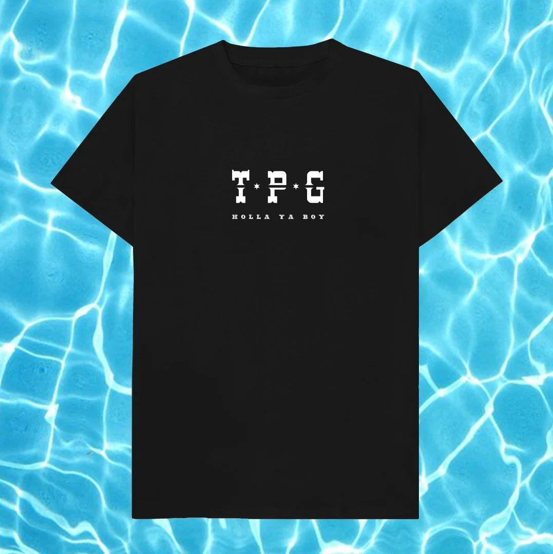 Limited Edition! Western T.P.G  Black T-shirt