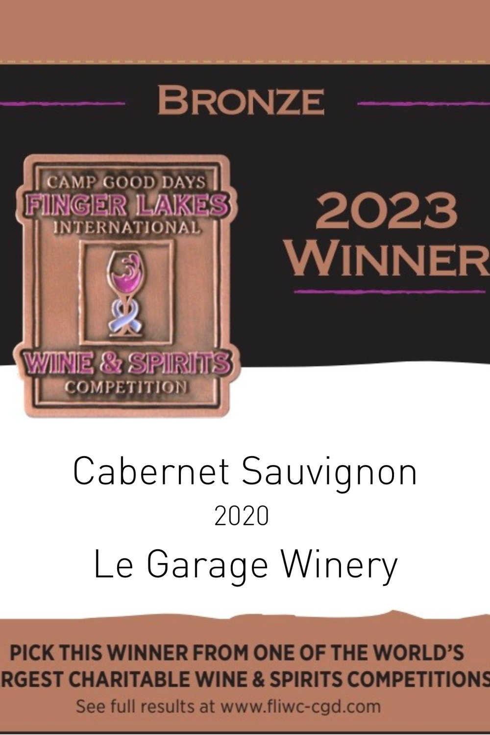 2020 Cabernet Sauvignon — Le Garage Winery