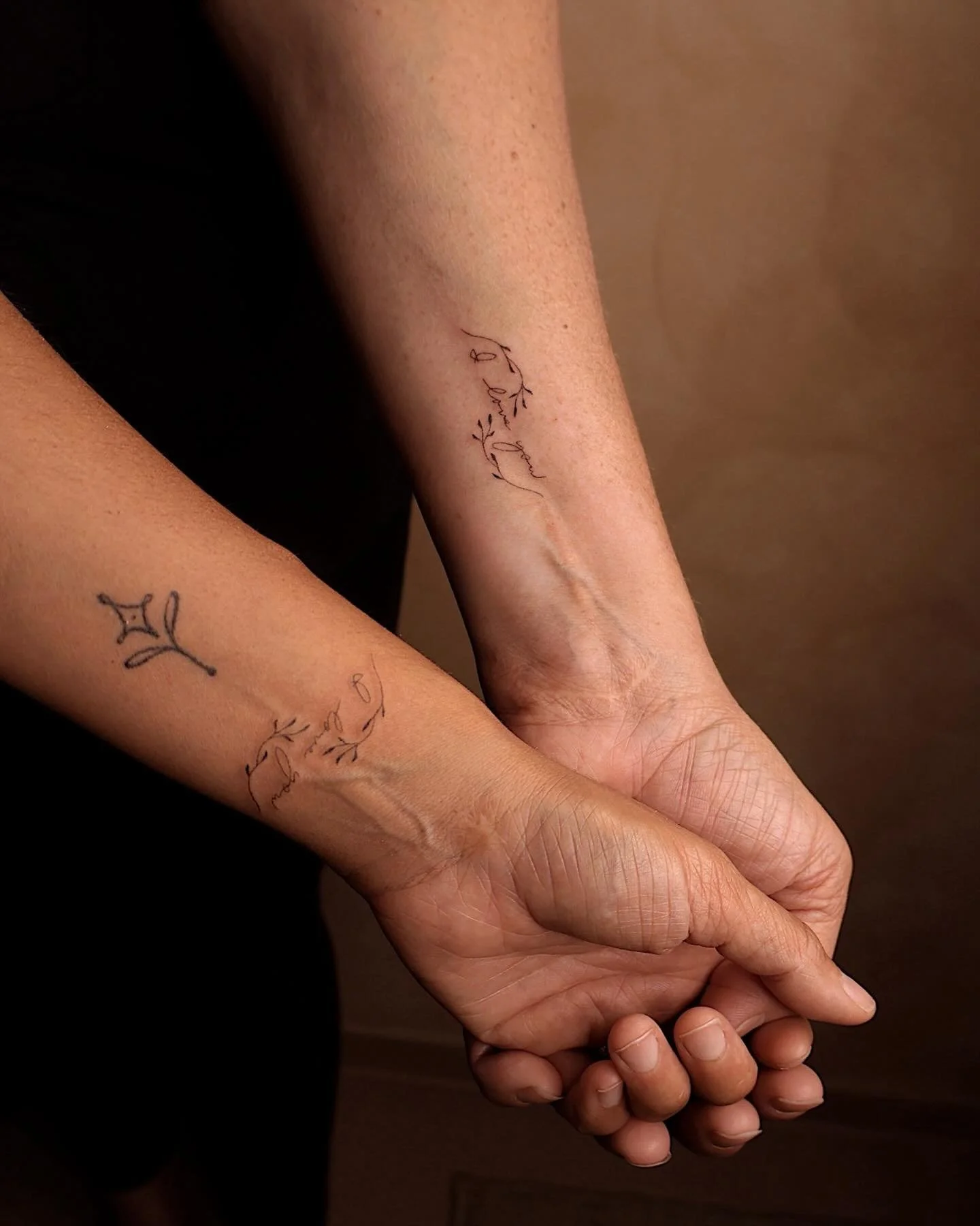 sisters 🤍 in their mamas handwriting