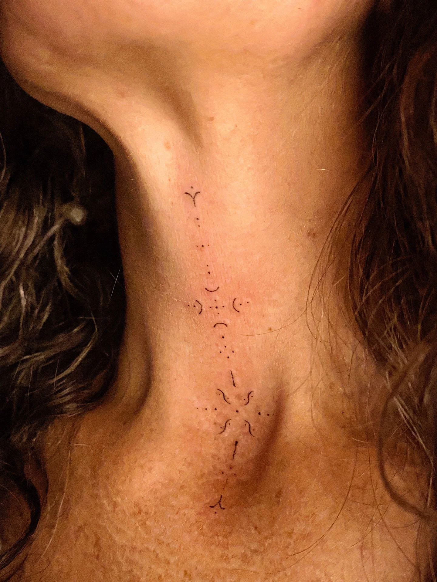 5 years, 5 tattoo ceremonies 🫶🏼 thank you Danielle for your continued trust. It&rsquo;s been a beautiful journey 🌀