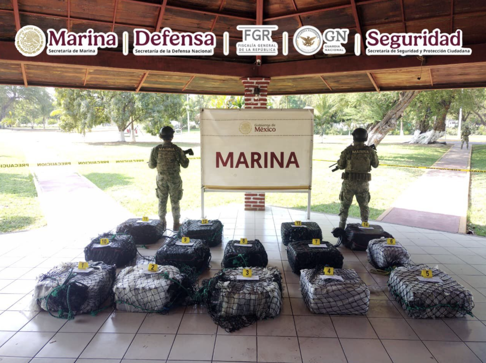Marina asegura 650 kilos de cocaína en el Pacífico; hay seis detenidos
