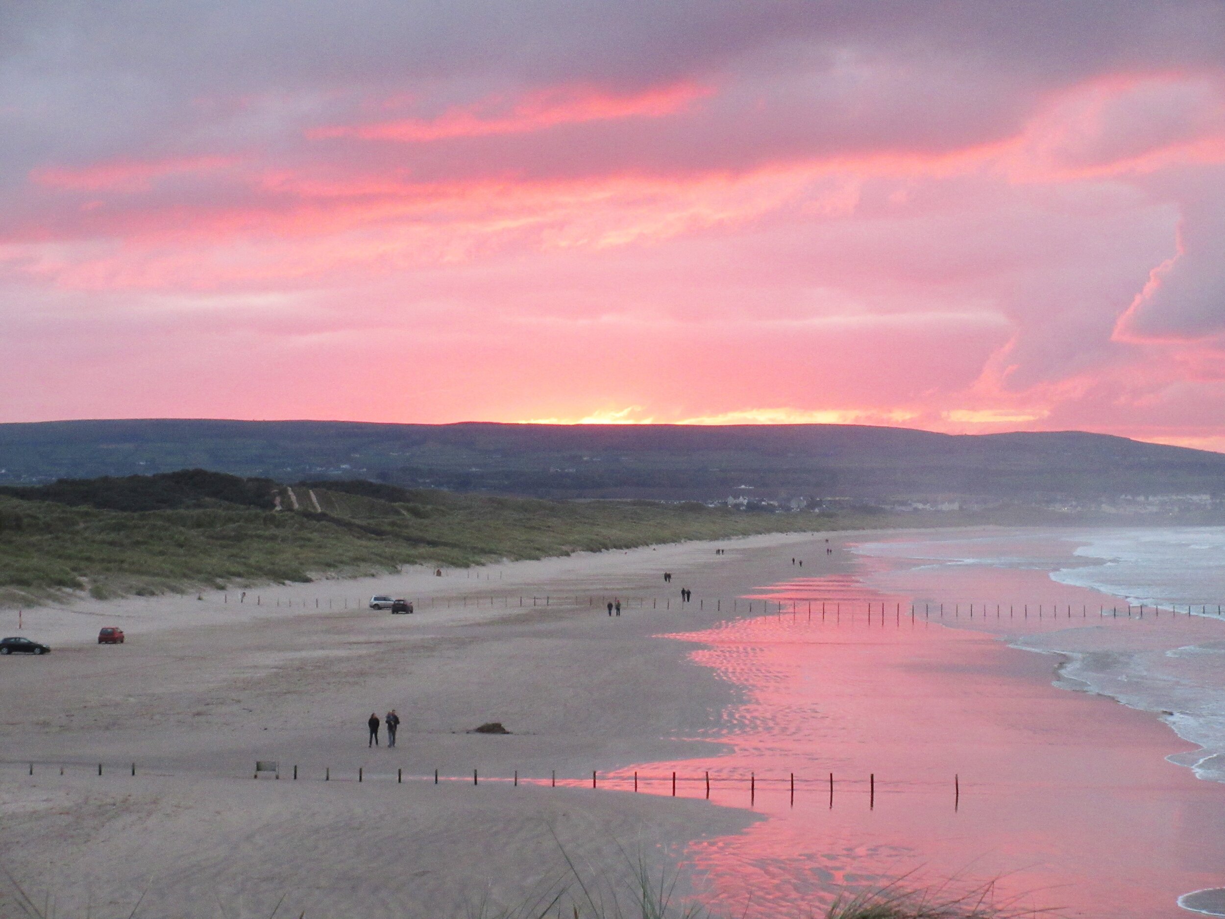 Portstewart Strand at sunset.