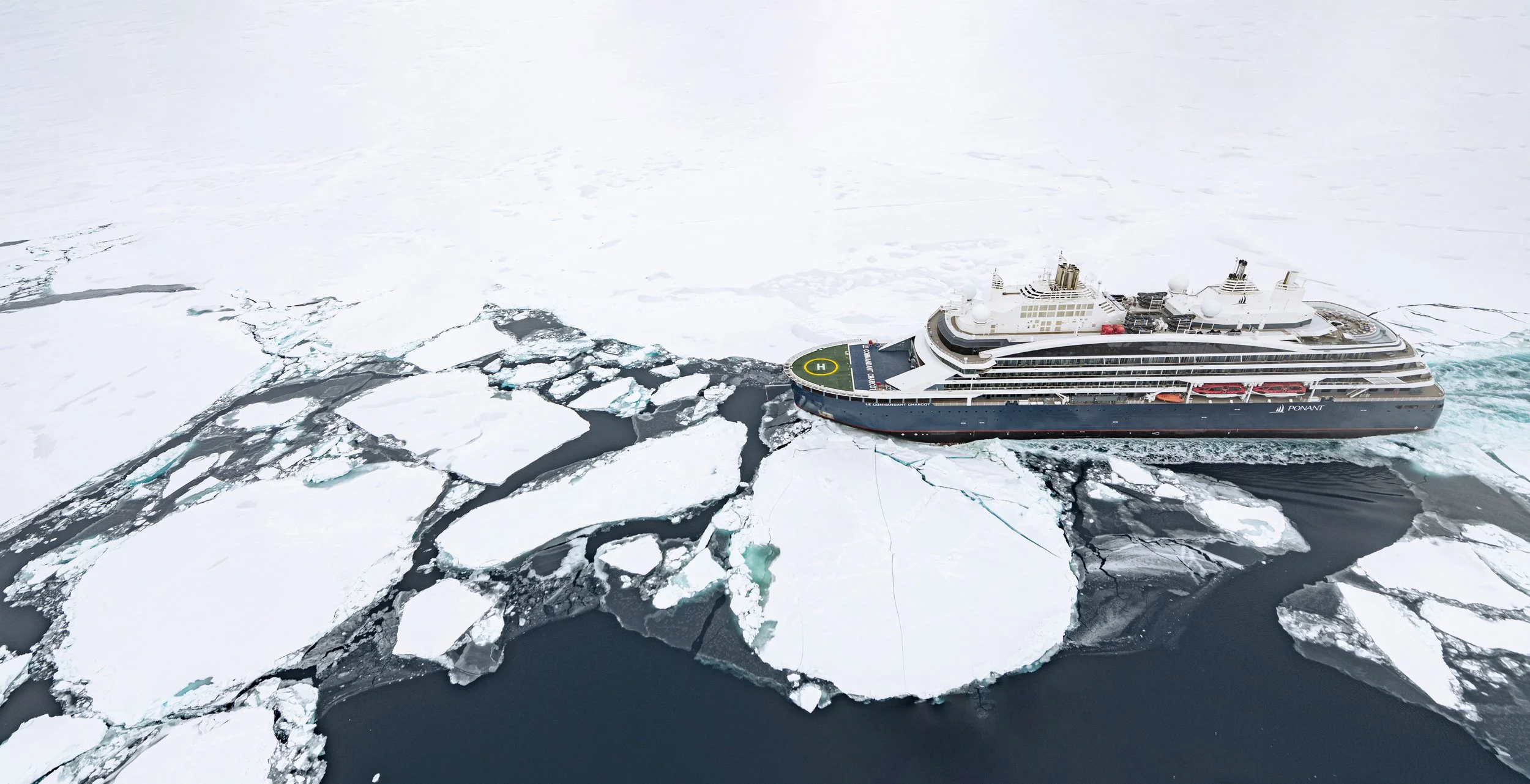 Lot 6: Reach the Geographic North Pole with Ponant Explorations: 16 Days for 2 Guests in an Exclusive Cabin