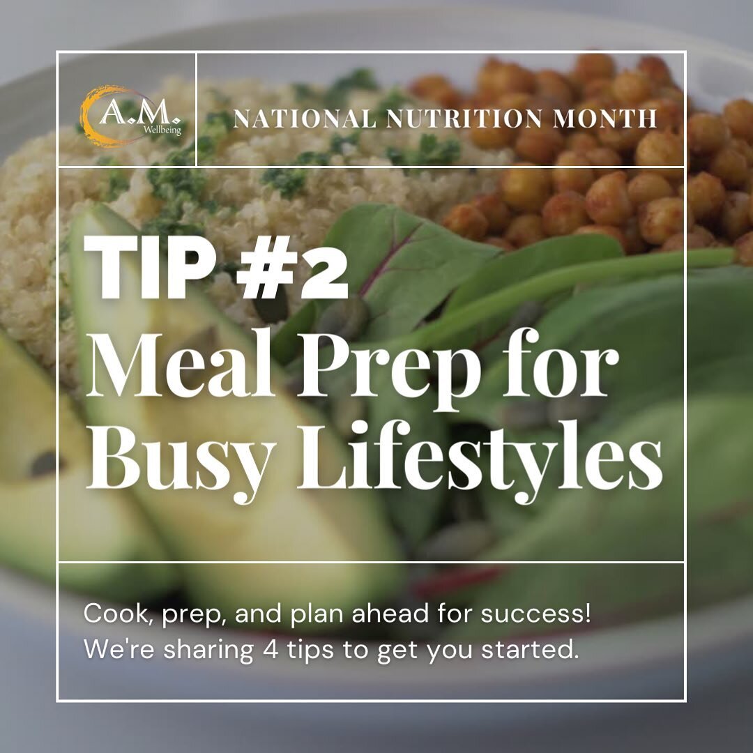 Last week we talked about balancing your plate and food variety, so this week we&rsquo;re applying that knowledge to our meal prep!

While it seems more convenient to order takeout during the work week, there&rsquo;s a greater capacity for dishes to 