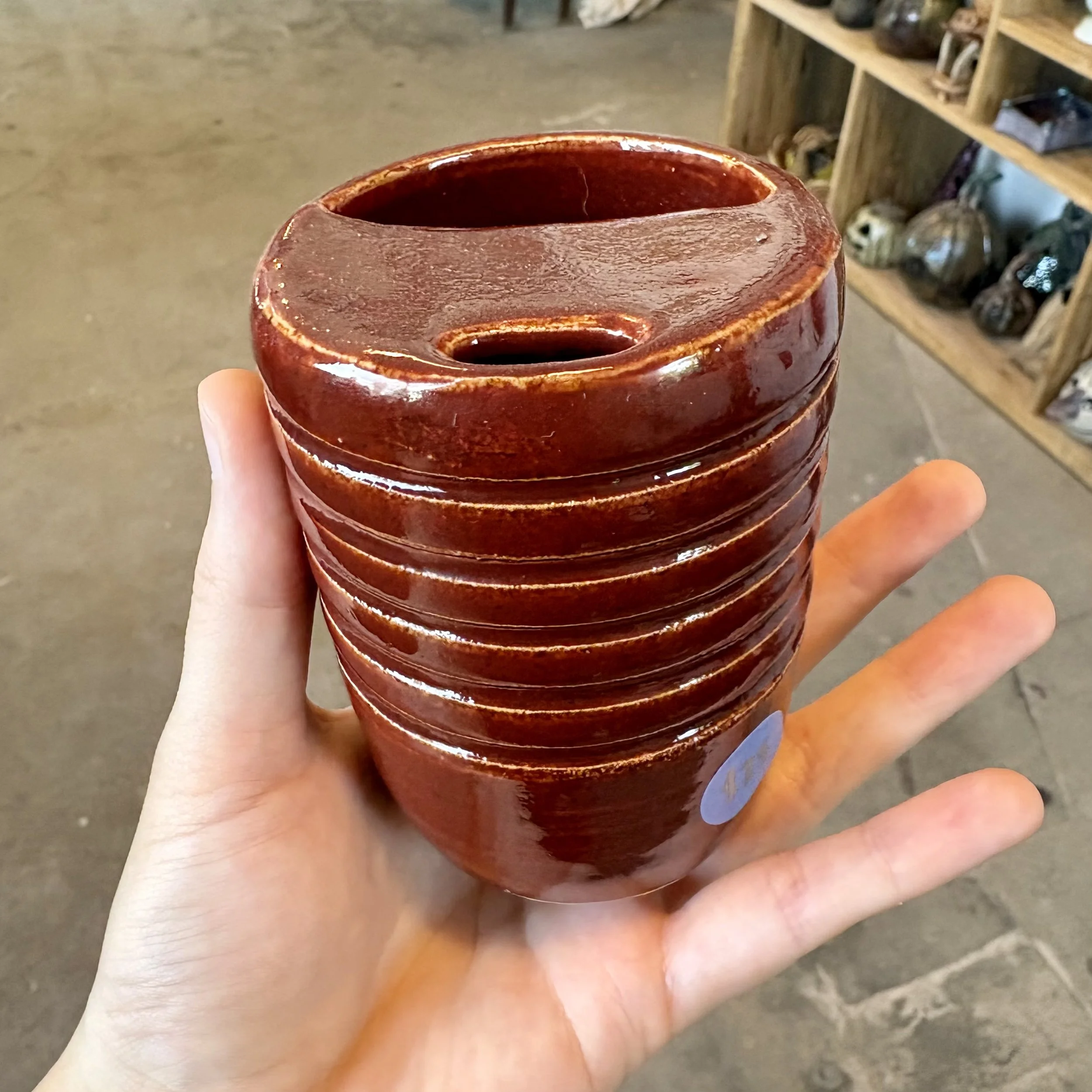 Maroon Cortado Cup