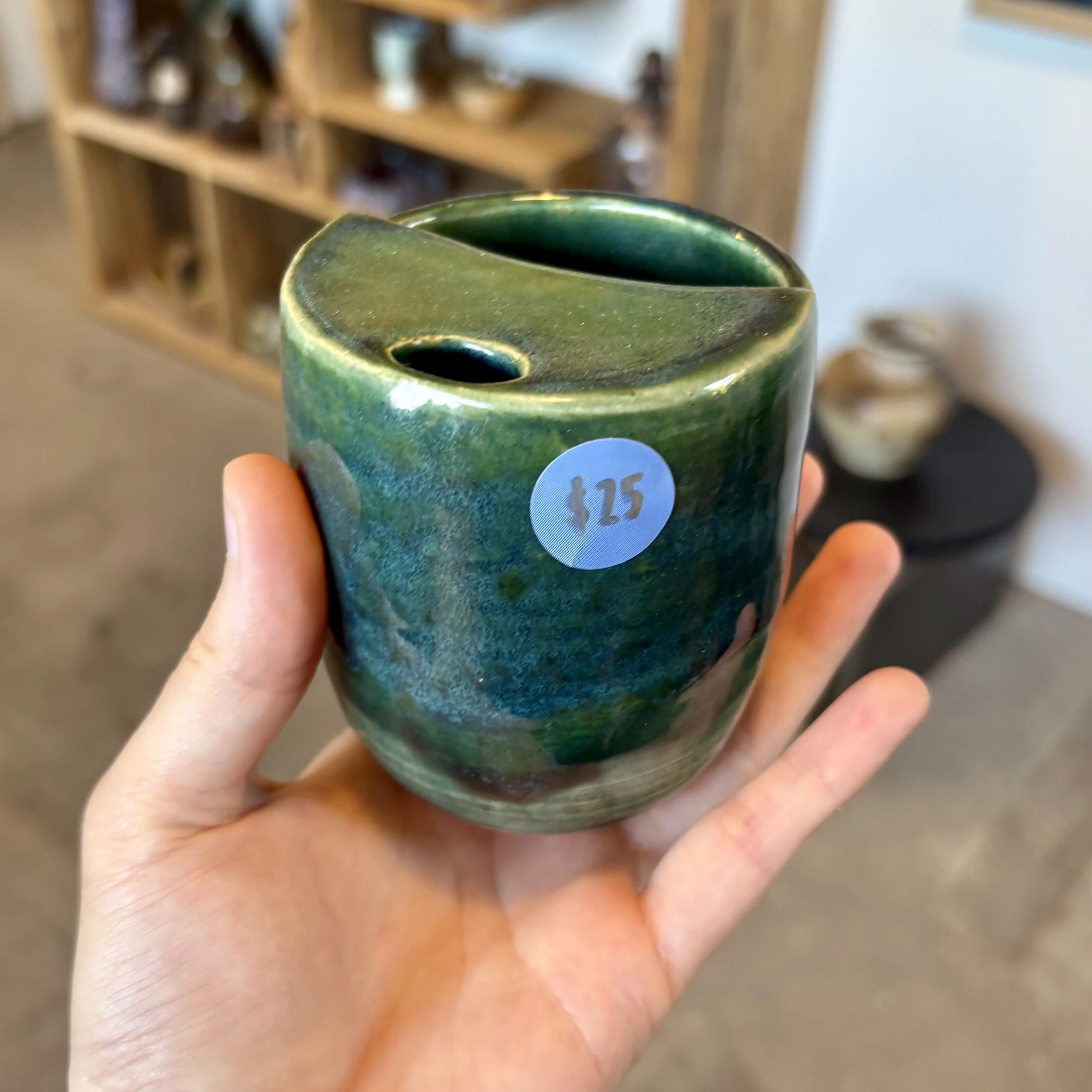 Blue Cortado Cup